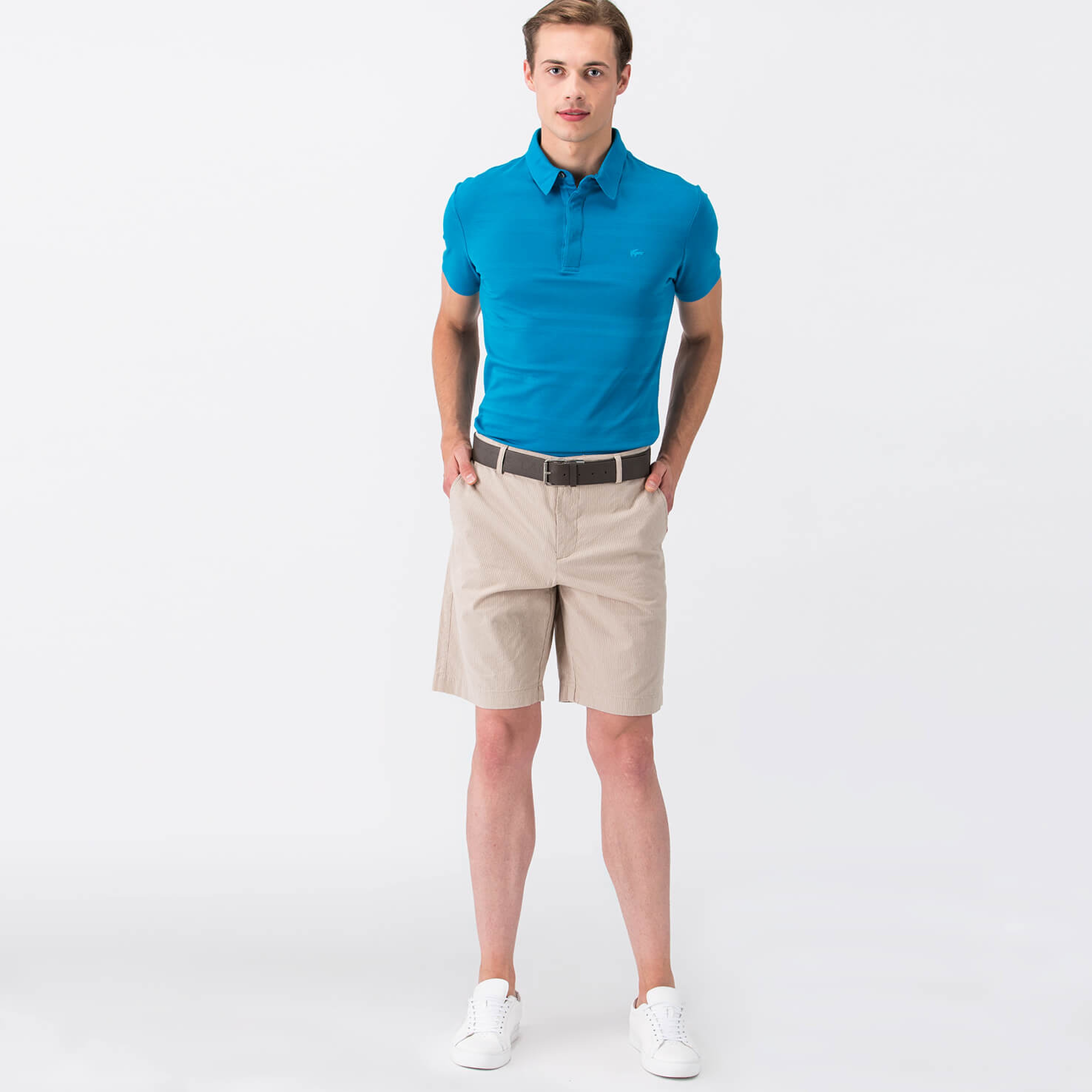 Lacoste Erkek Bej Bermuda