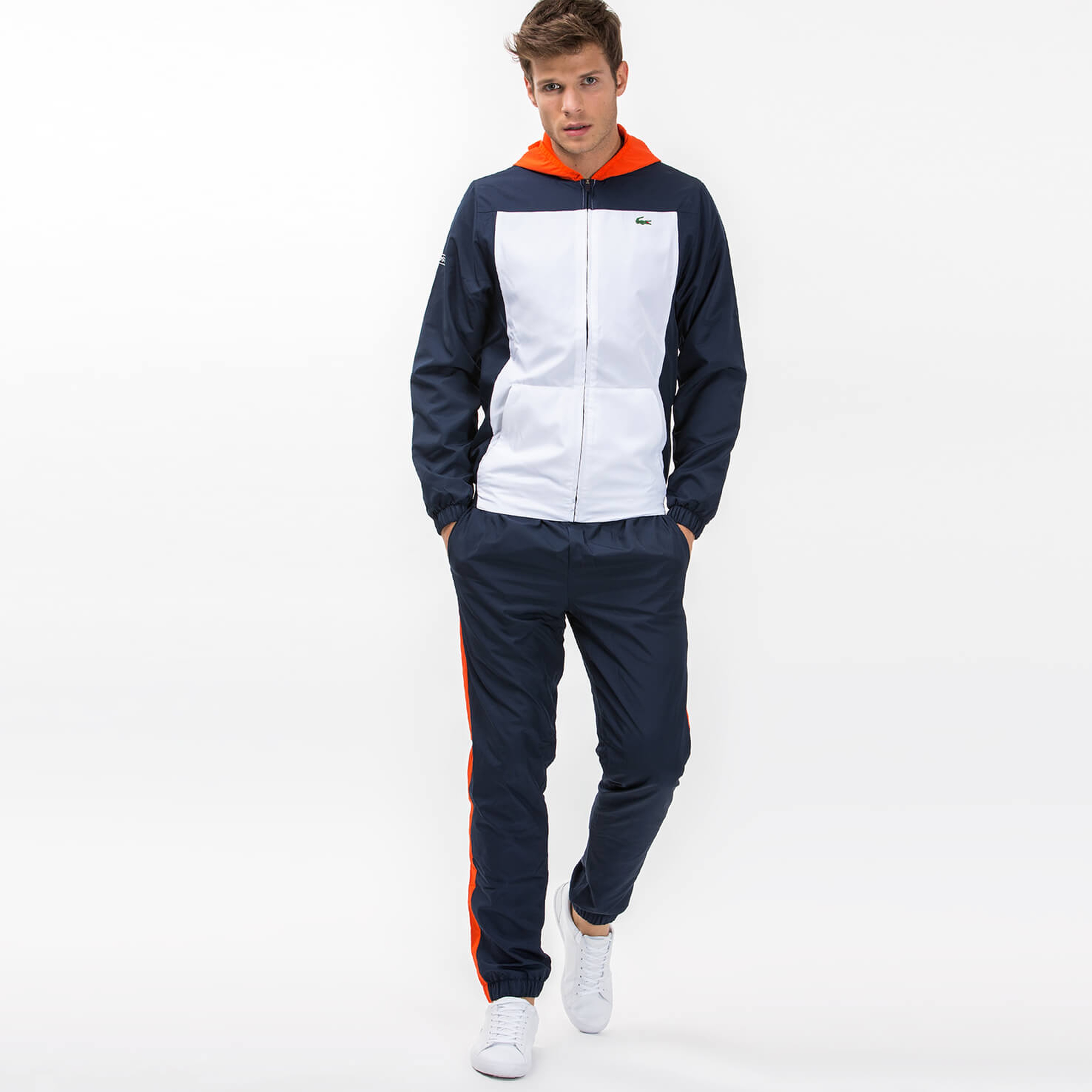 Lacoste Erkek Beyaz Eşofman Takımı