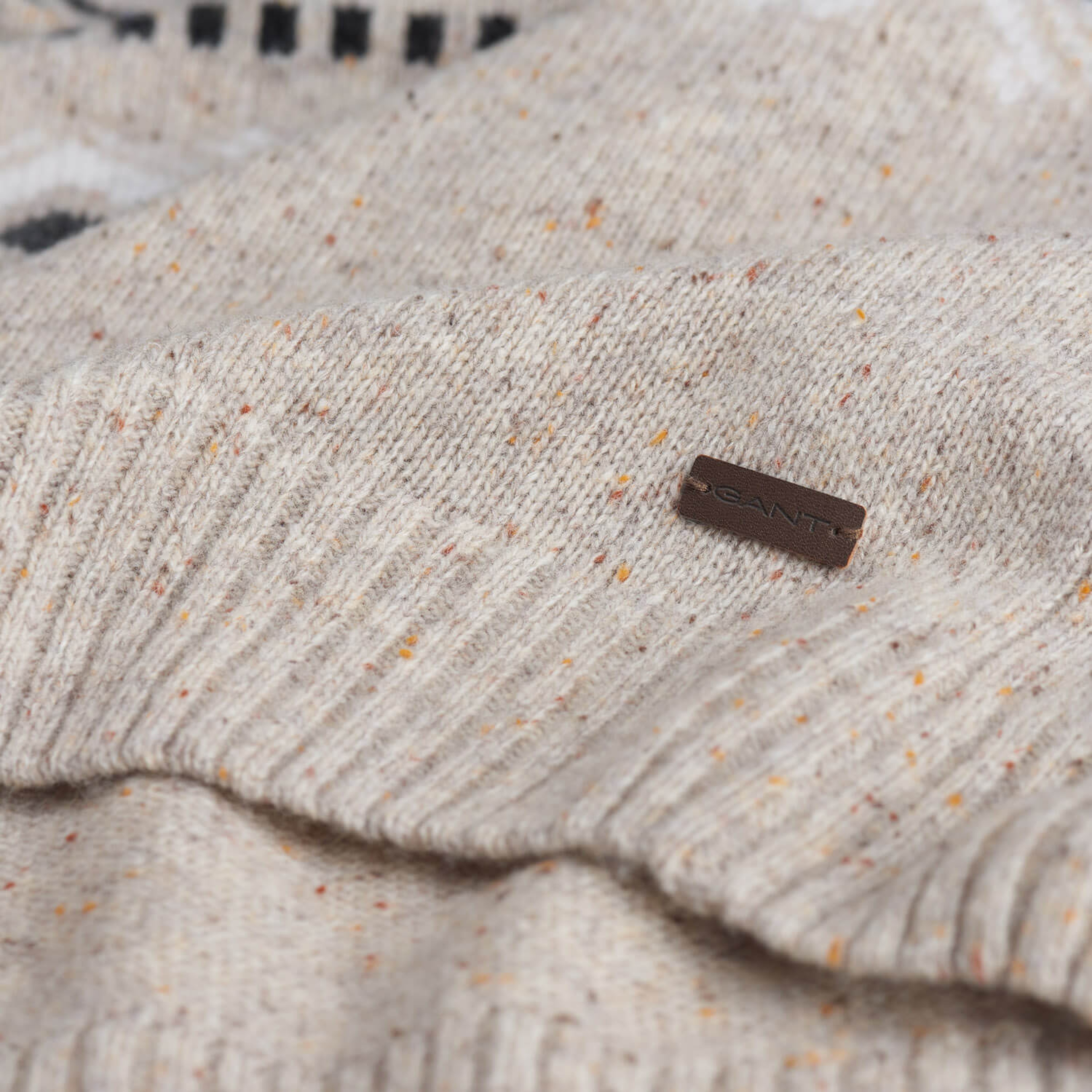 Gant Erkek Krem Uzun Kollu Triko