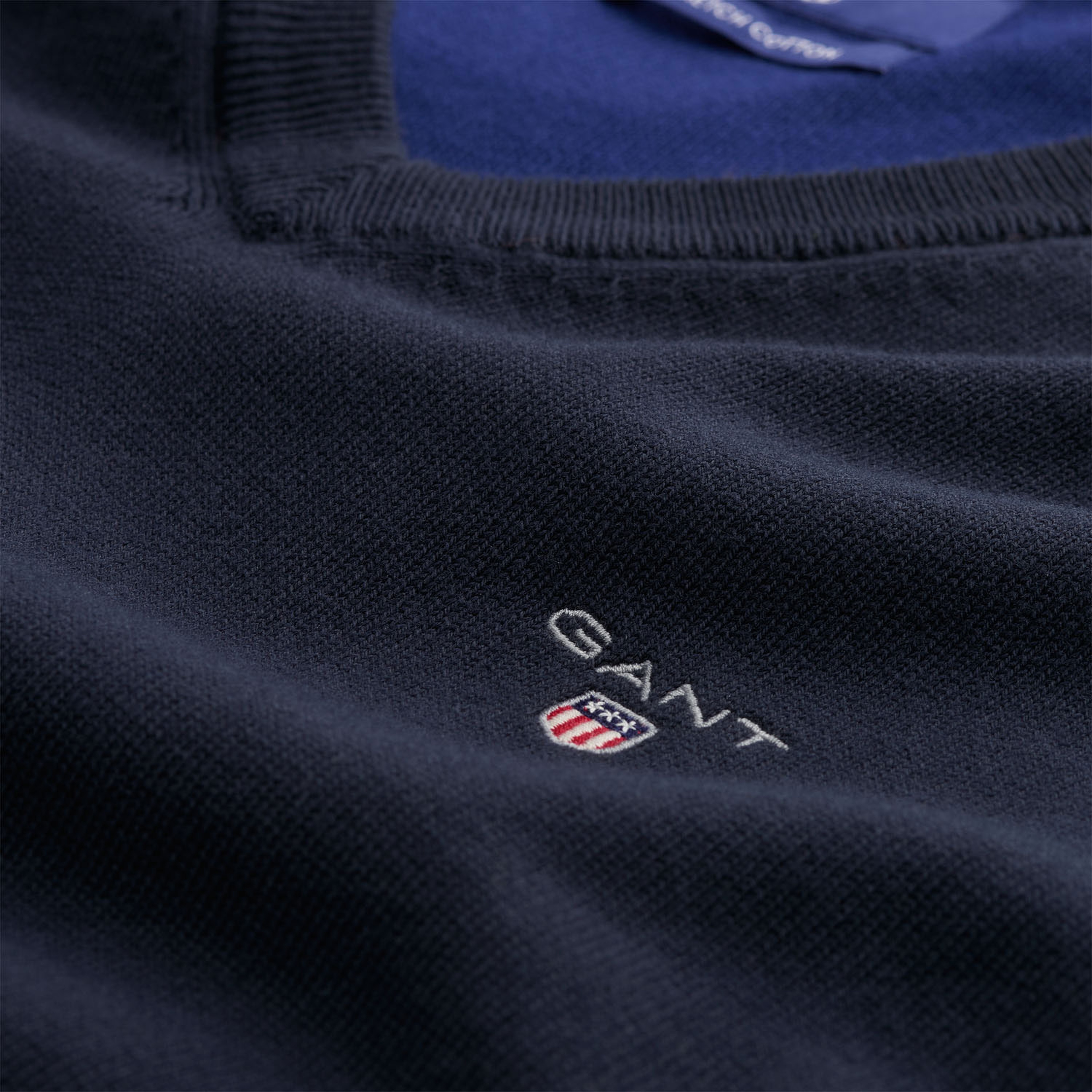 Gant Erkek Lacivert Uzun Kollu Triko