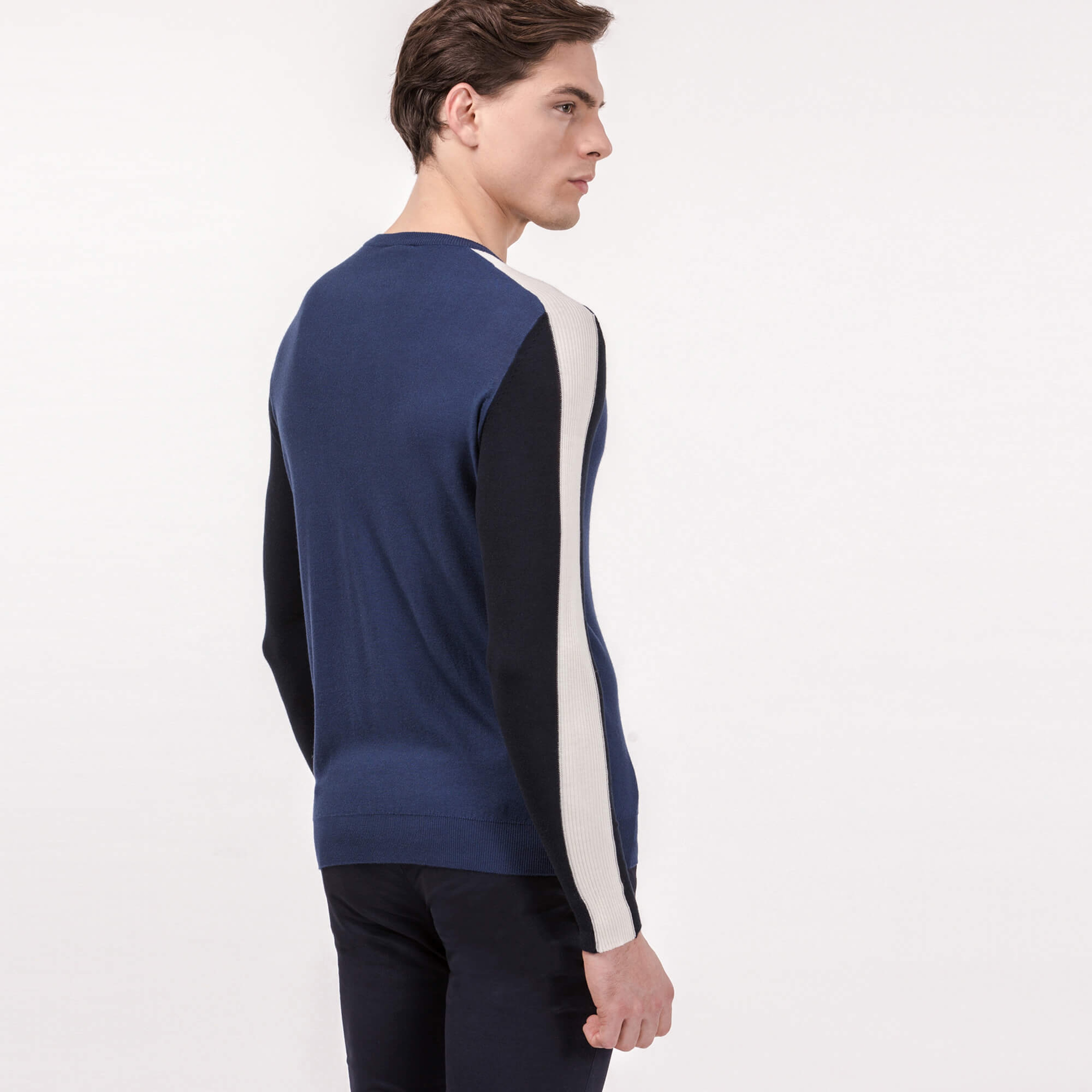 Lacoste Erkek Lacivert Triko Kazak