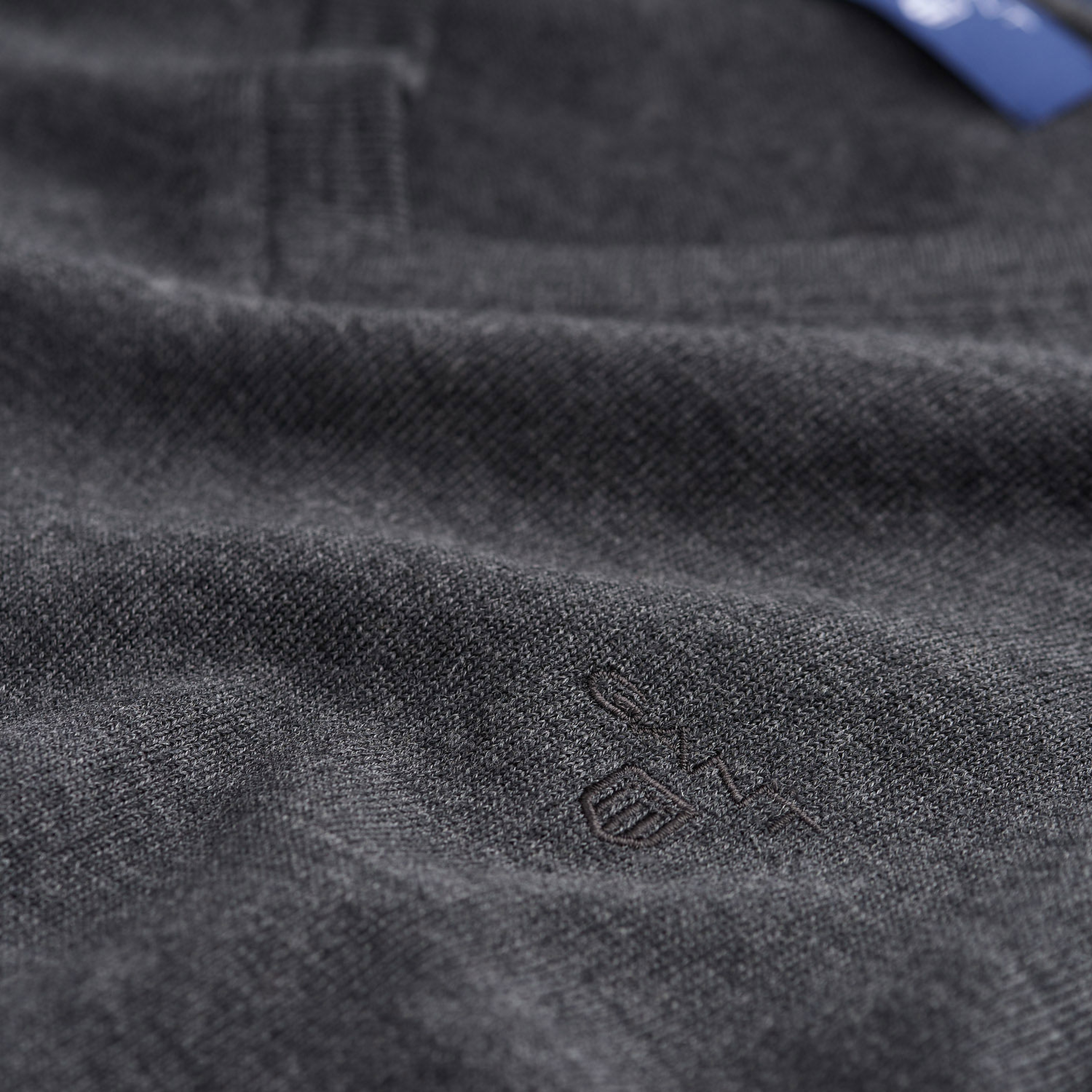 Gant Erkek Gri V Yaka Triko