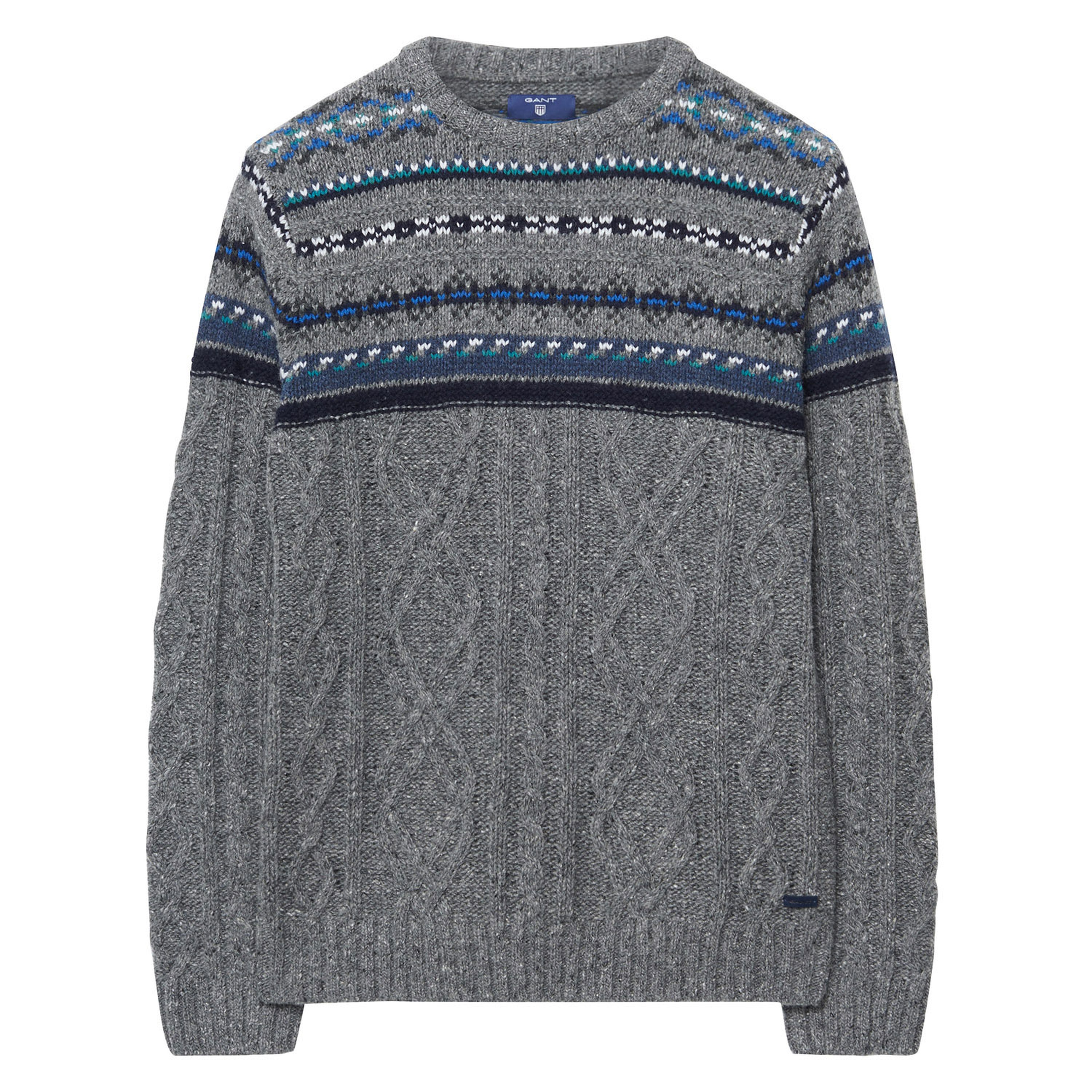 Gant Erkek Gri Uzun Kollu Triko