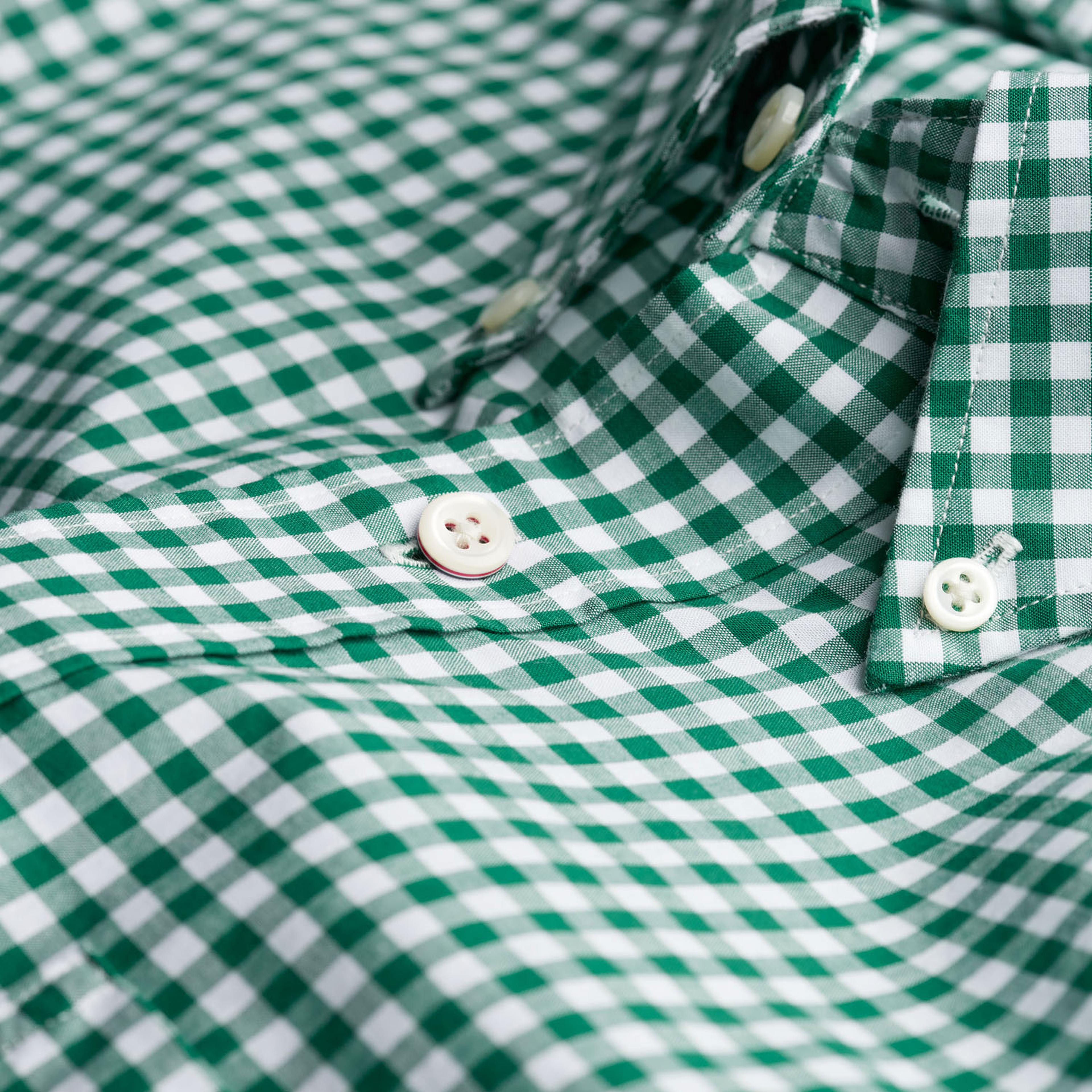 Gant Erkek Yeşil Kısa Kollu Regular Fit Gömlek