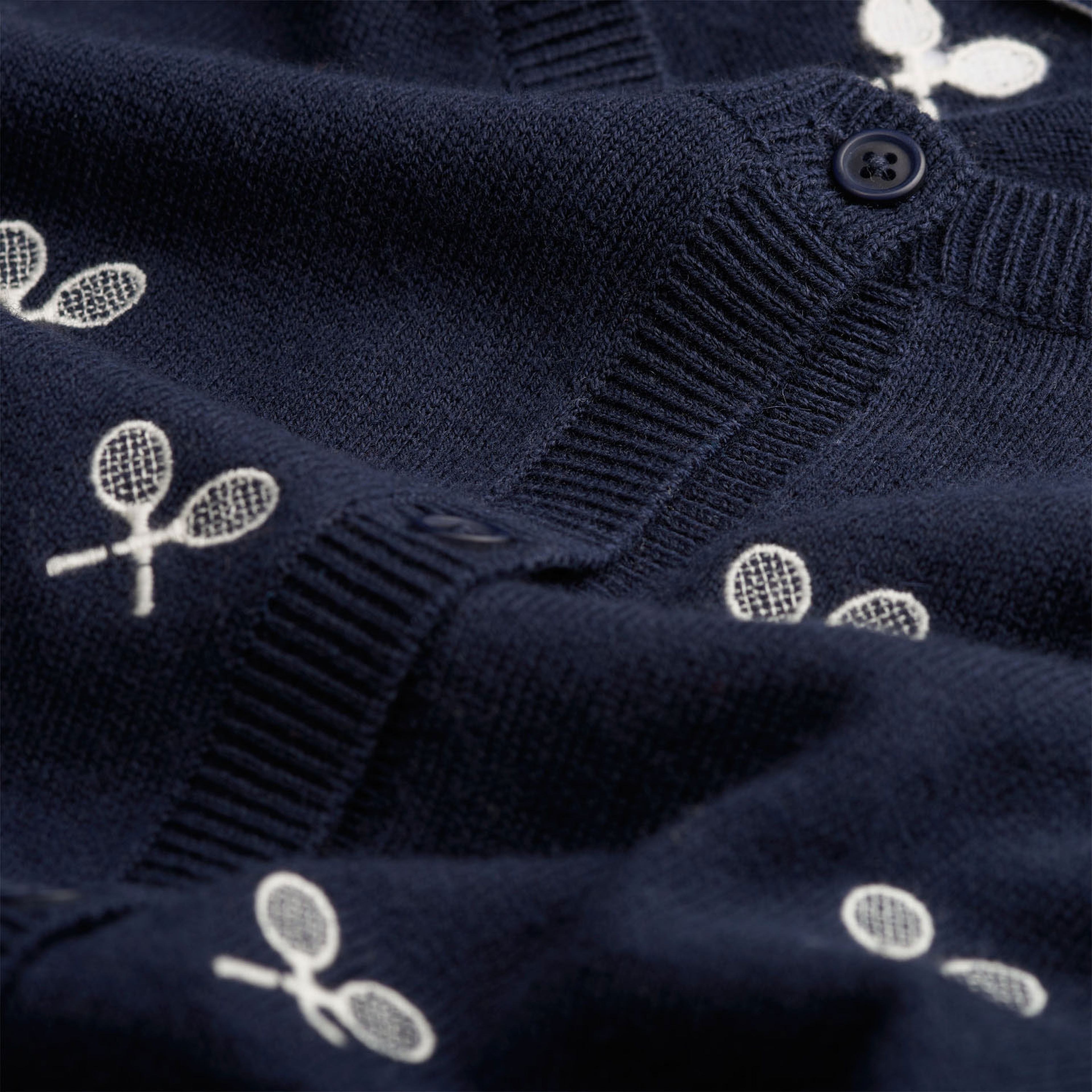 Gant Kadın Mavi Uzun Kollu Triko Hırka