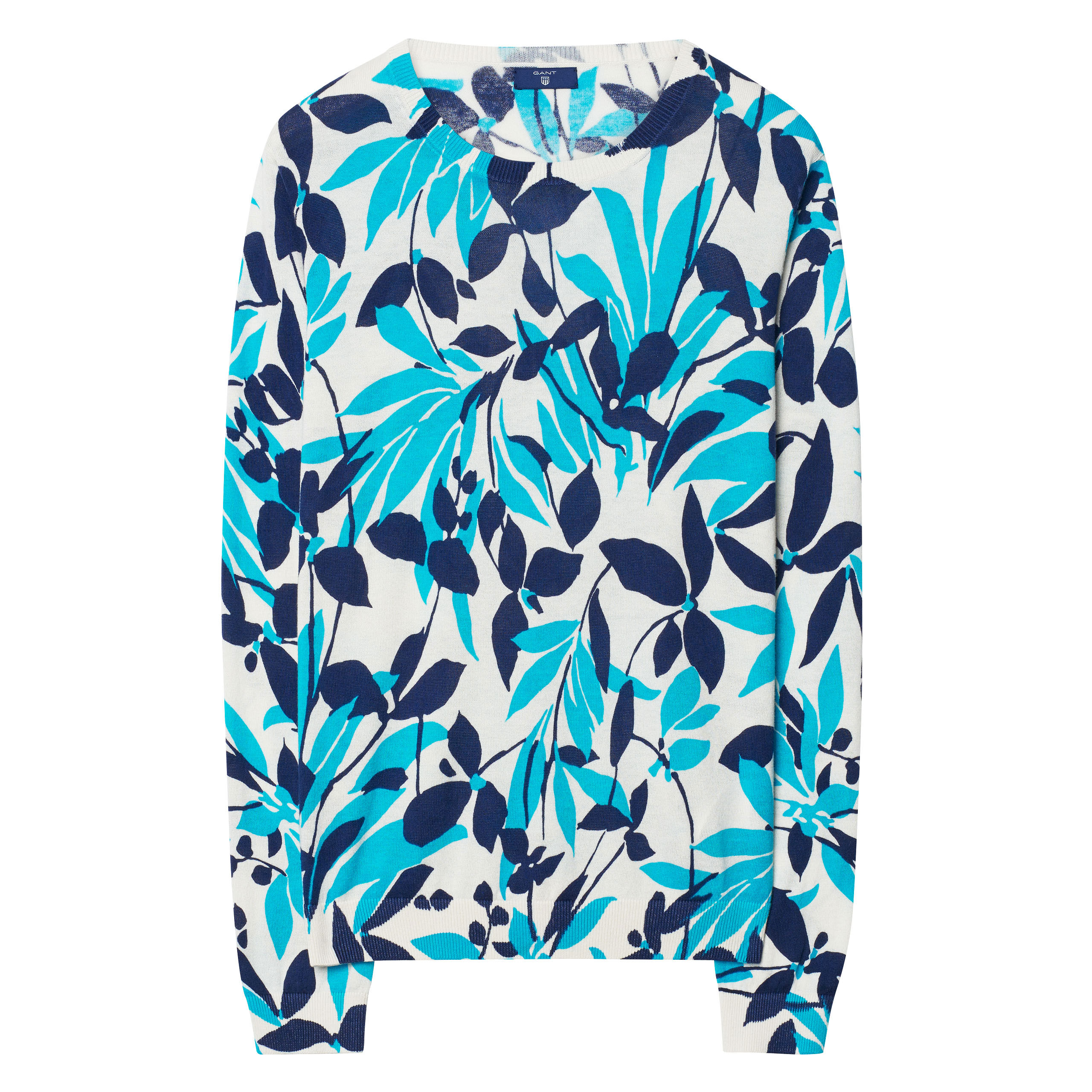 Gant Kadın Mavi Uzun Kollu Triko