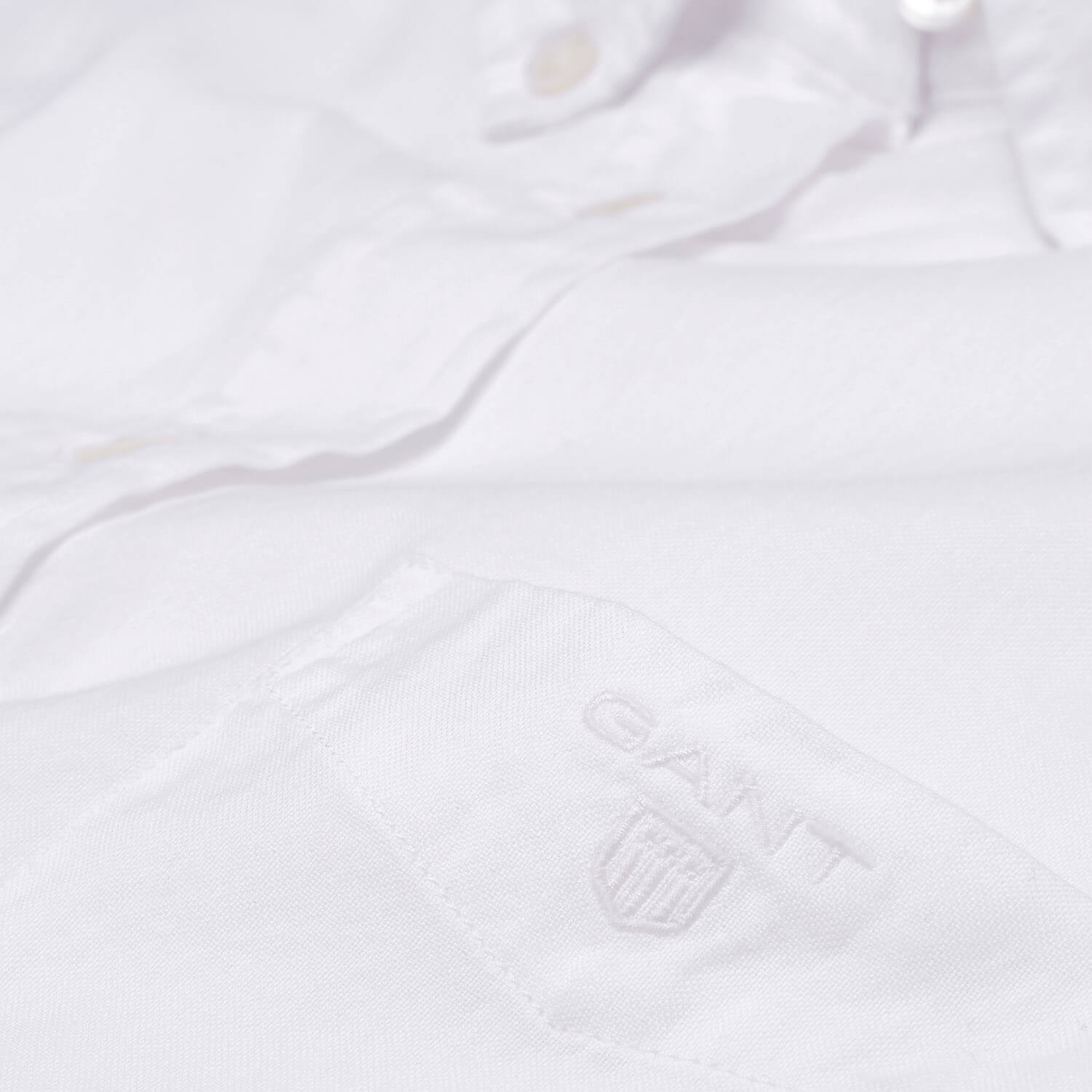 Gant Kadın Beyaz Uzun Kollu Regular Fit Gömlek