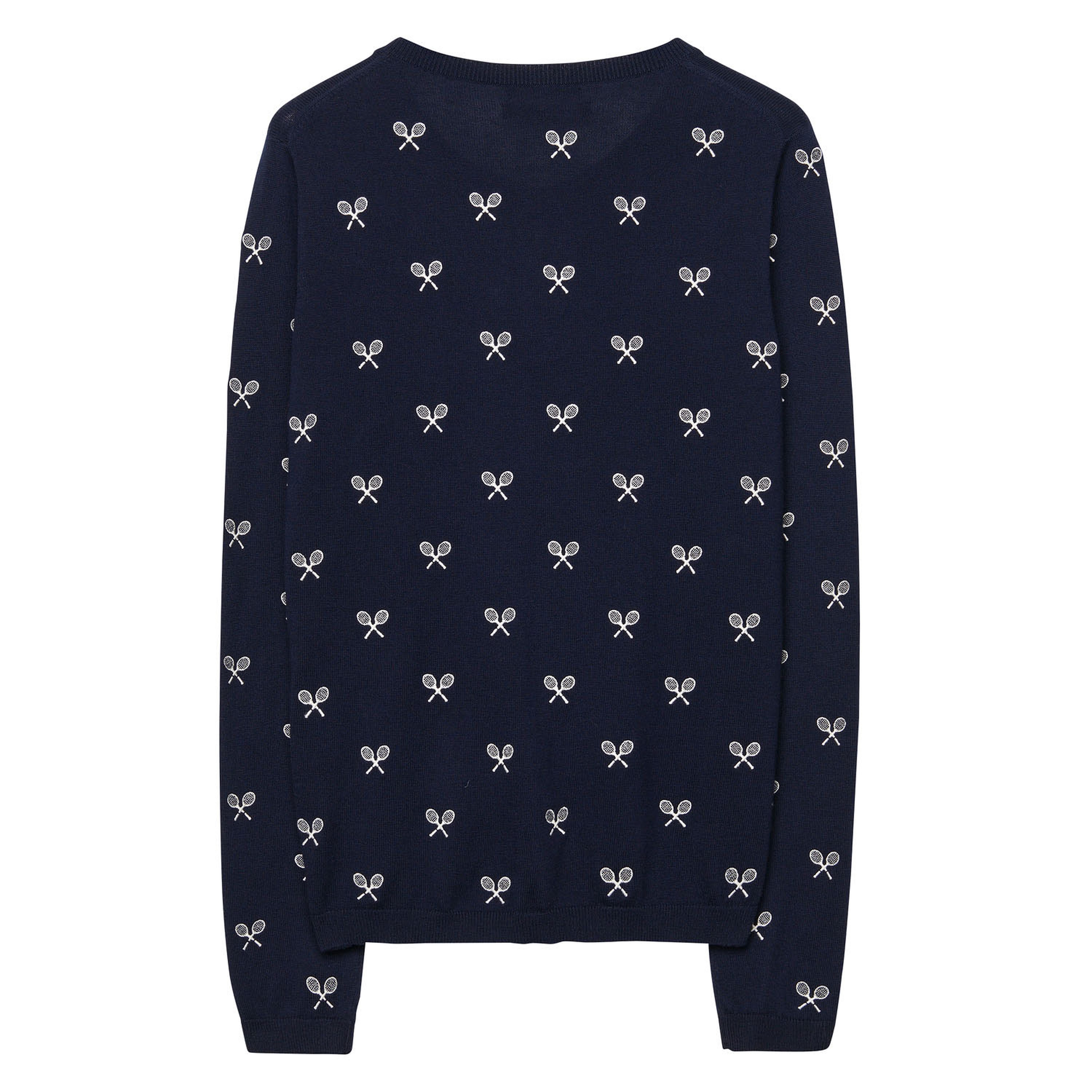 Gant Kadın Mavi Uzun Kollu Triko Hırka