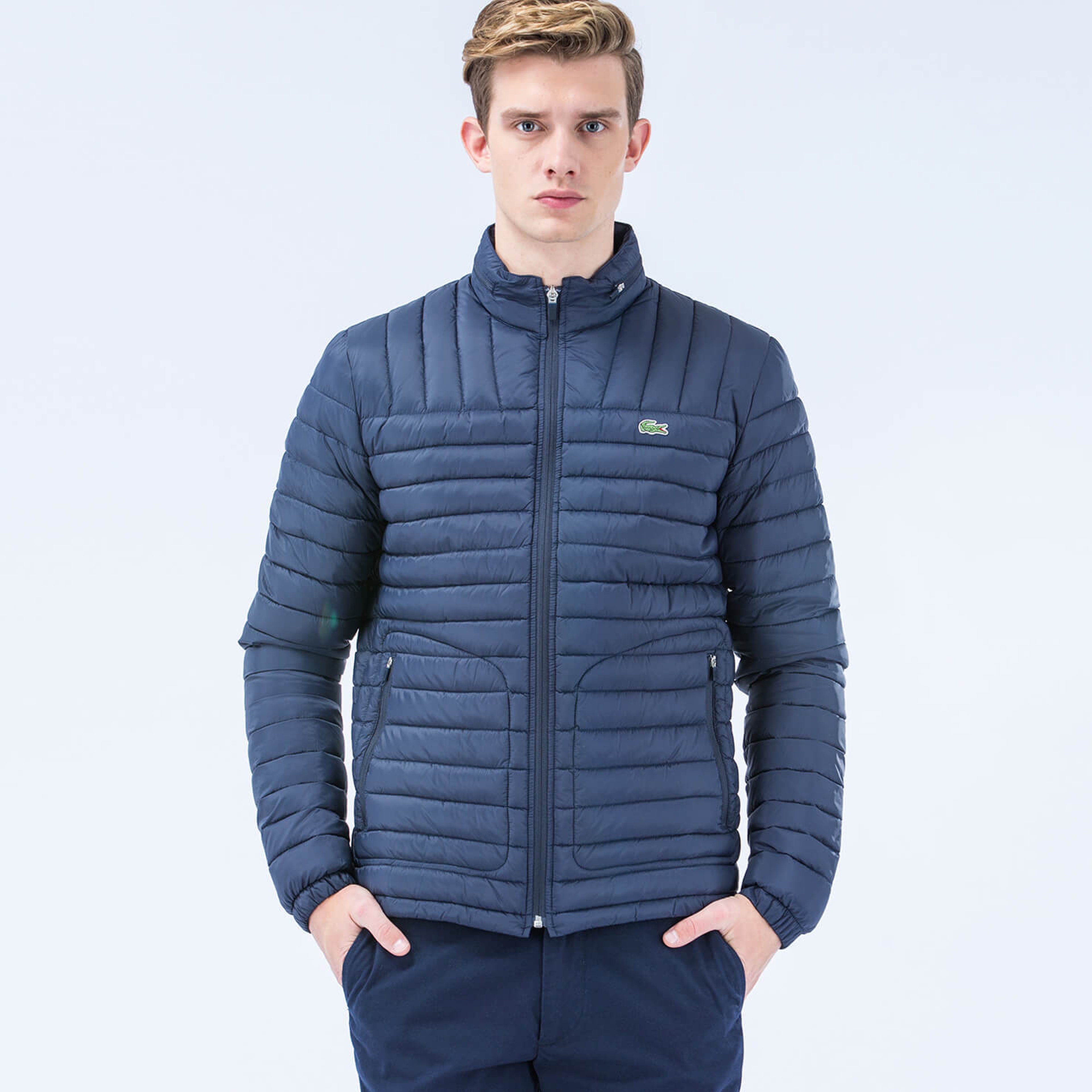 Lacoste Erkek Lacivert Mont