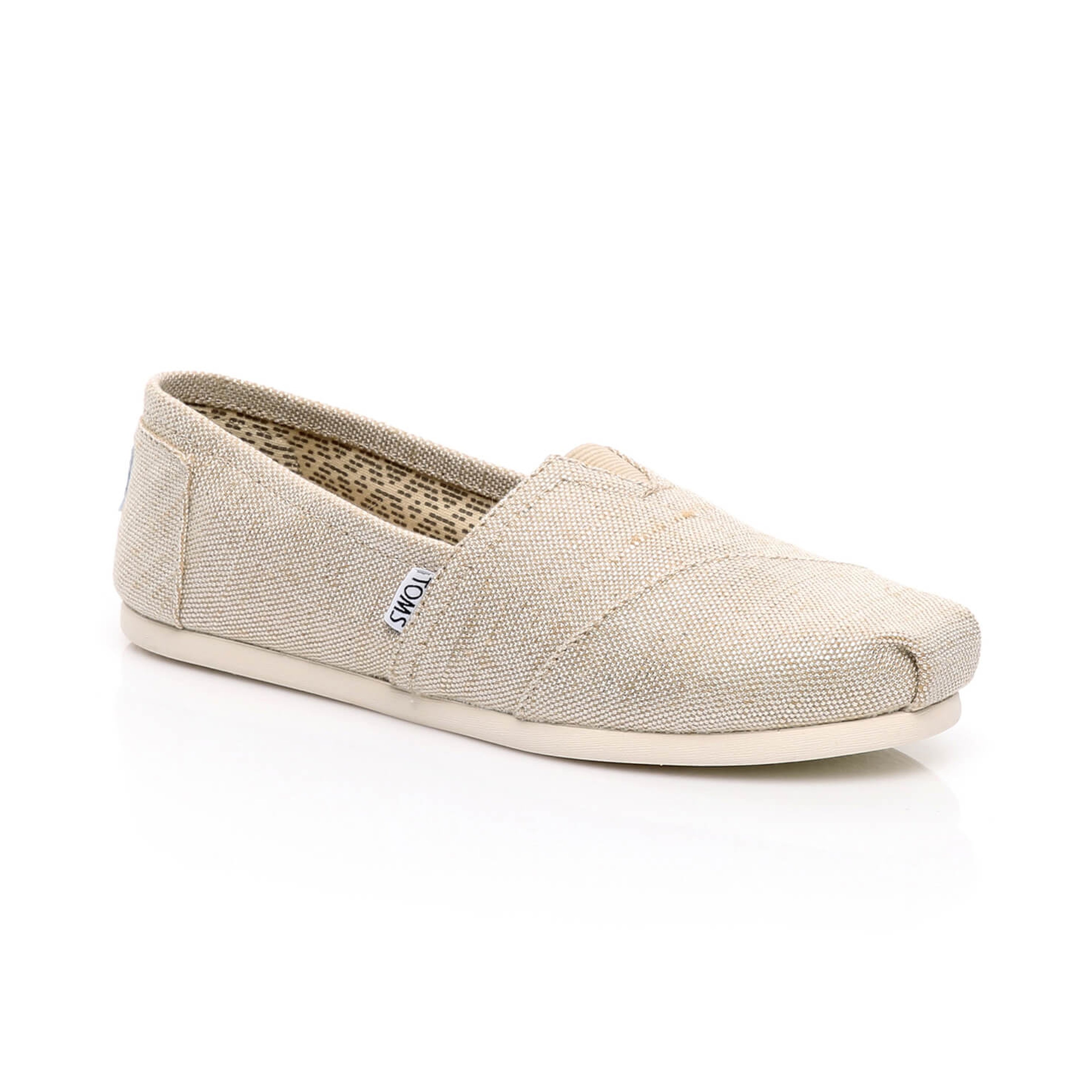 Toms Natural Burlap Kadın Bej Espadril