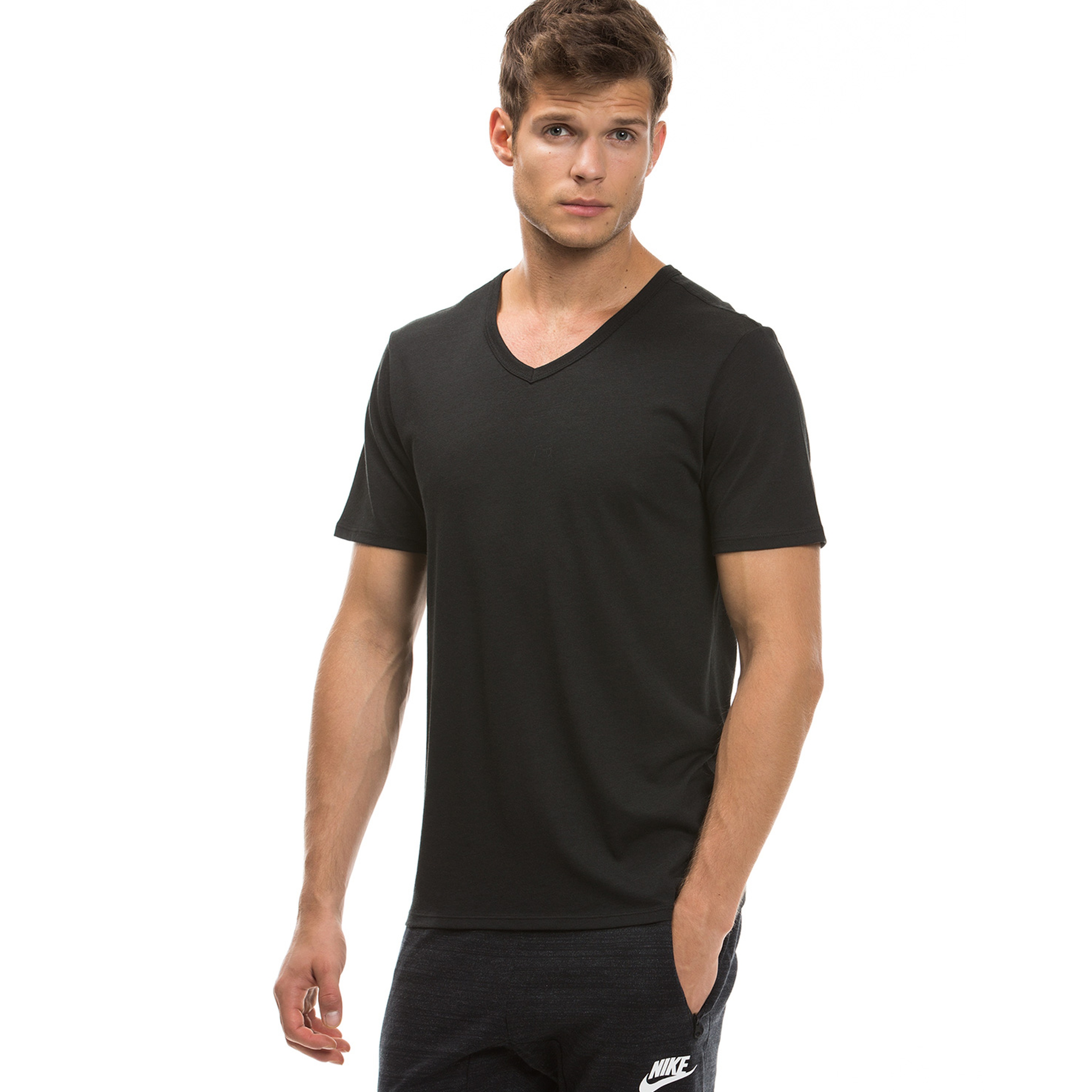 Nike Erkek Siyah Tshirt