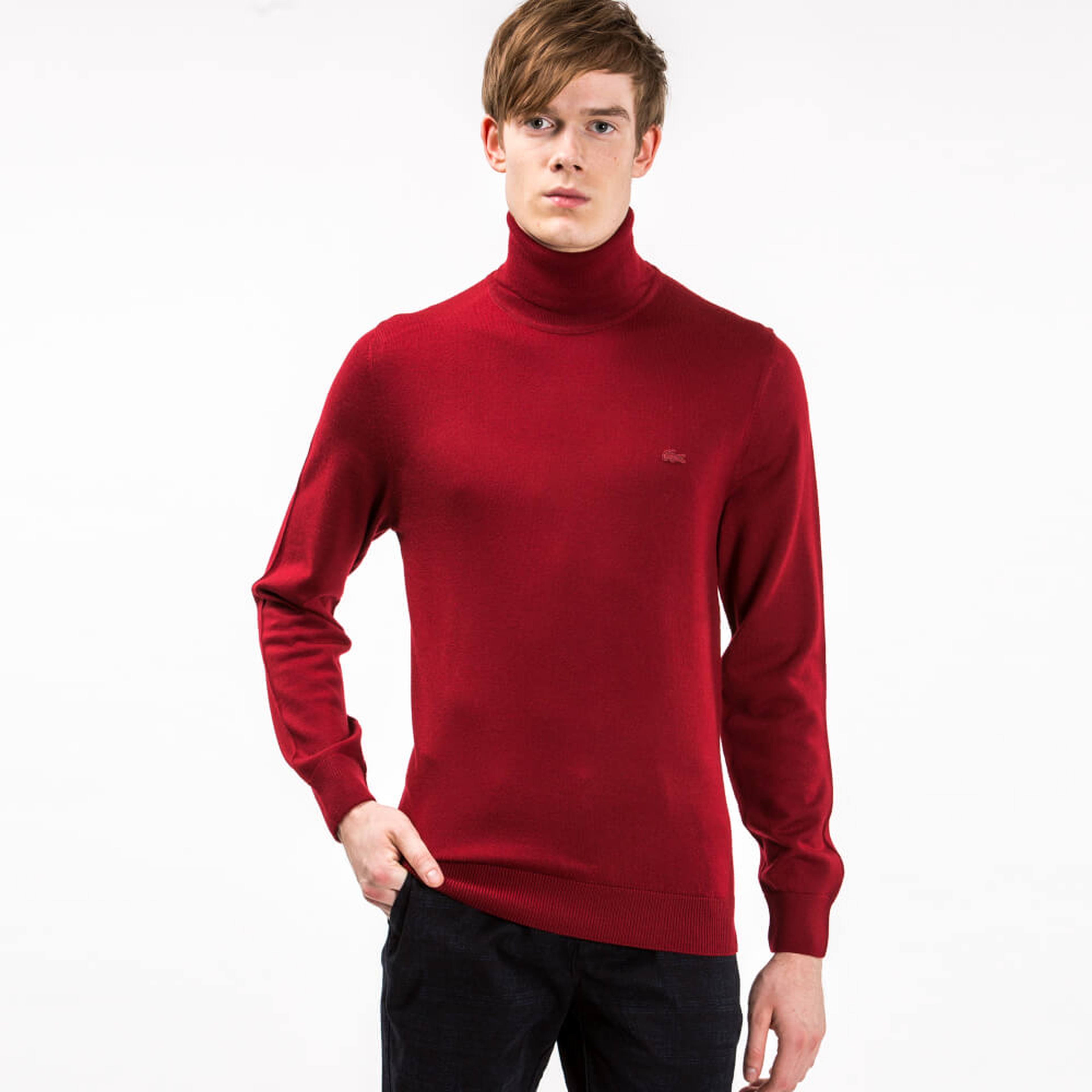 Lacoste Erkek Kırmızı Triko