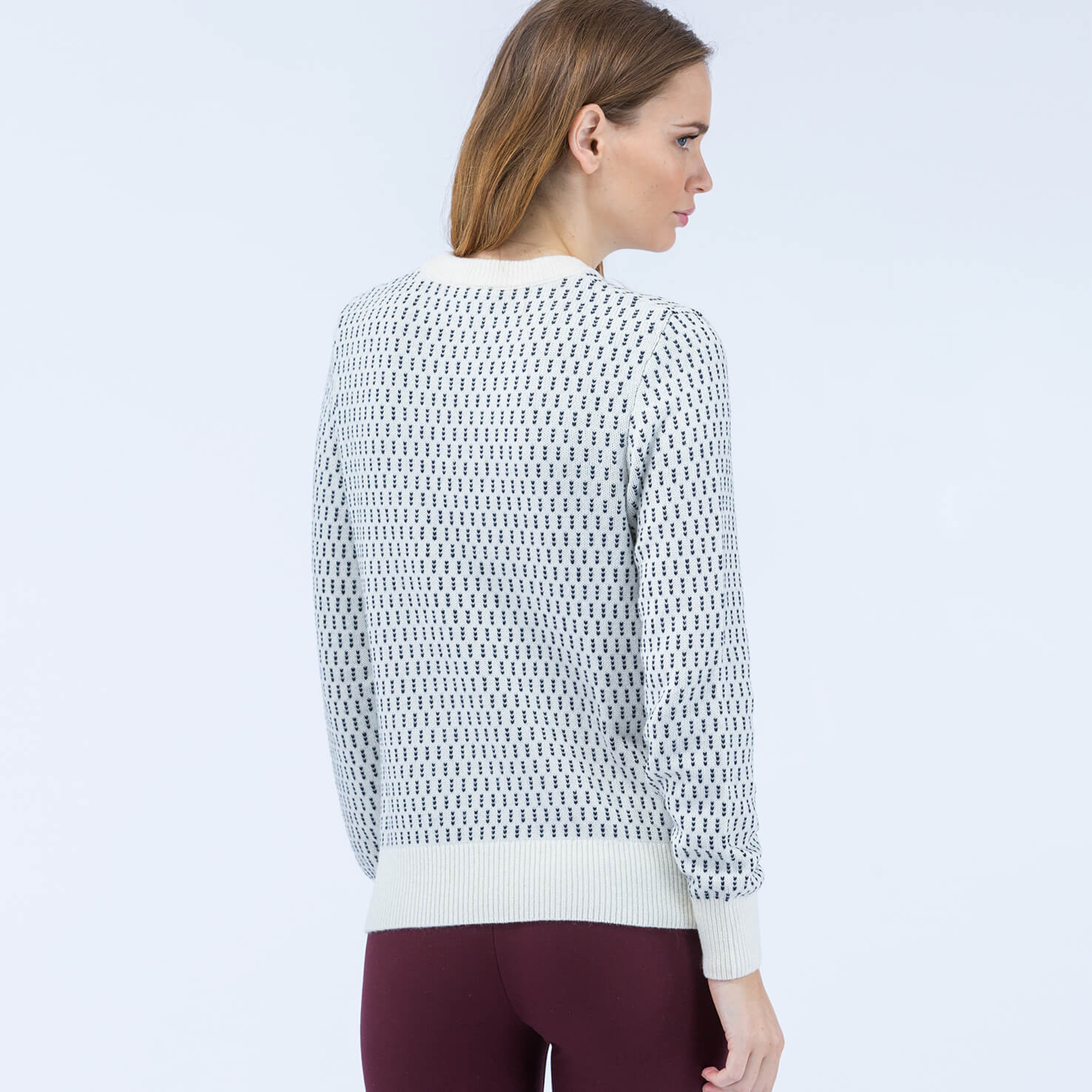 Lacoste Kadın Beyaz Triko