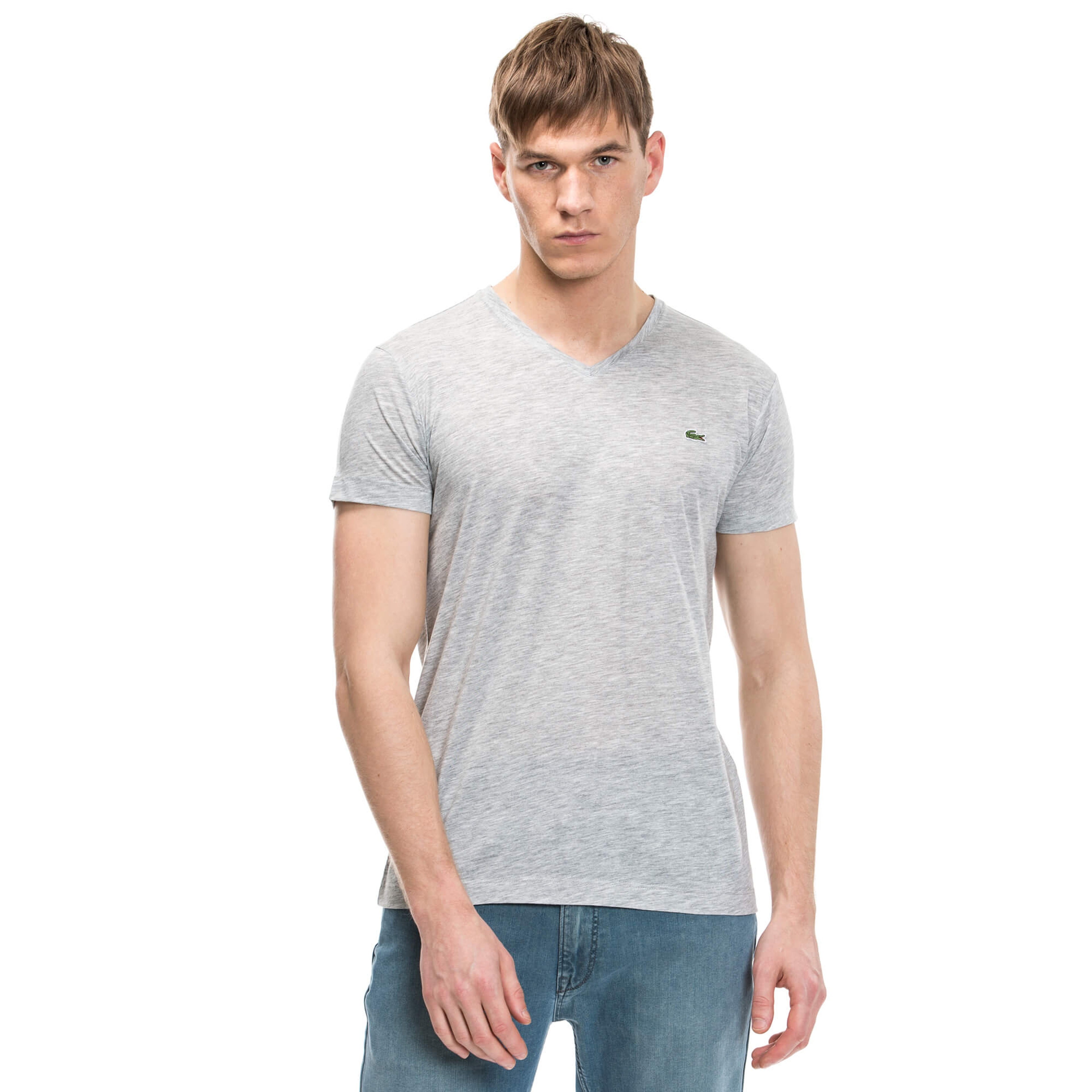Lacoste Erkek Gri T-Shirt