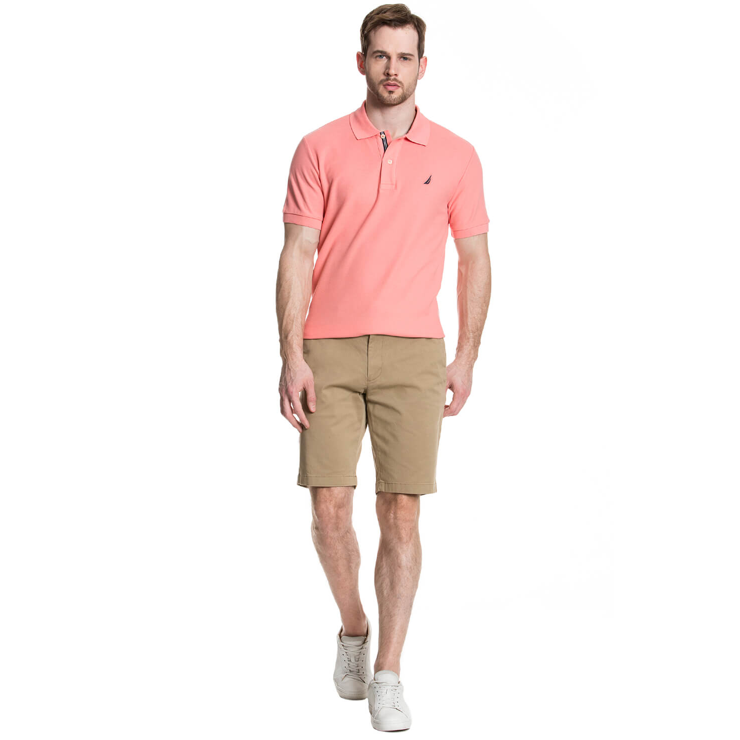 Nautica Erkek Bej Regular Fit Şort