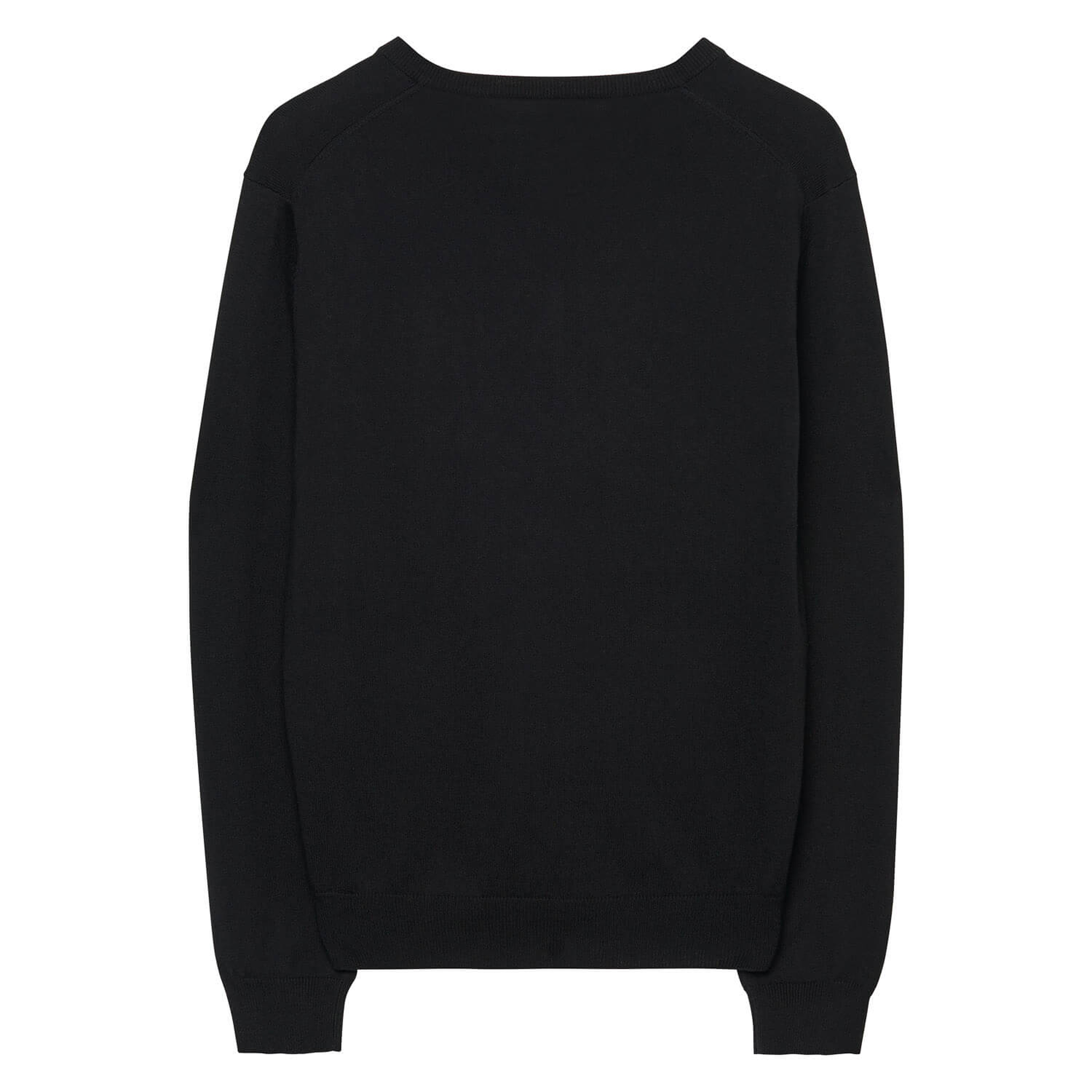 GANT Erkek Siyah Yünlü Regular Fit V Yaka Triko Kazak