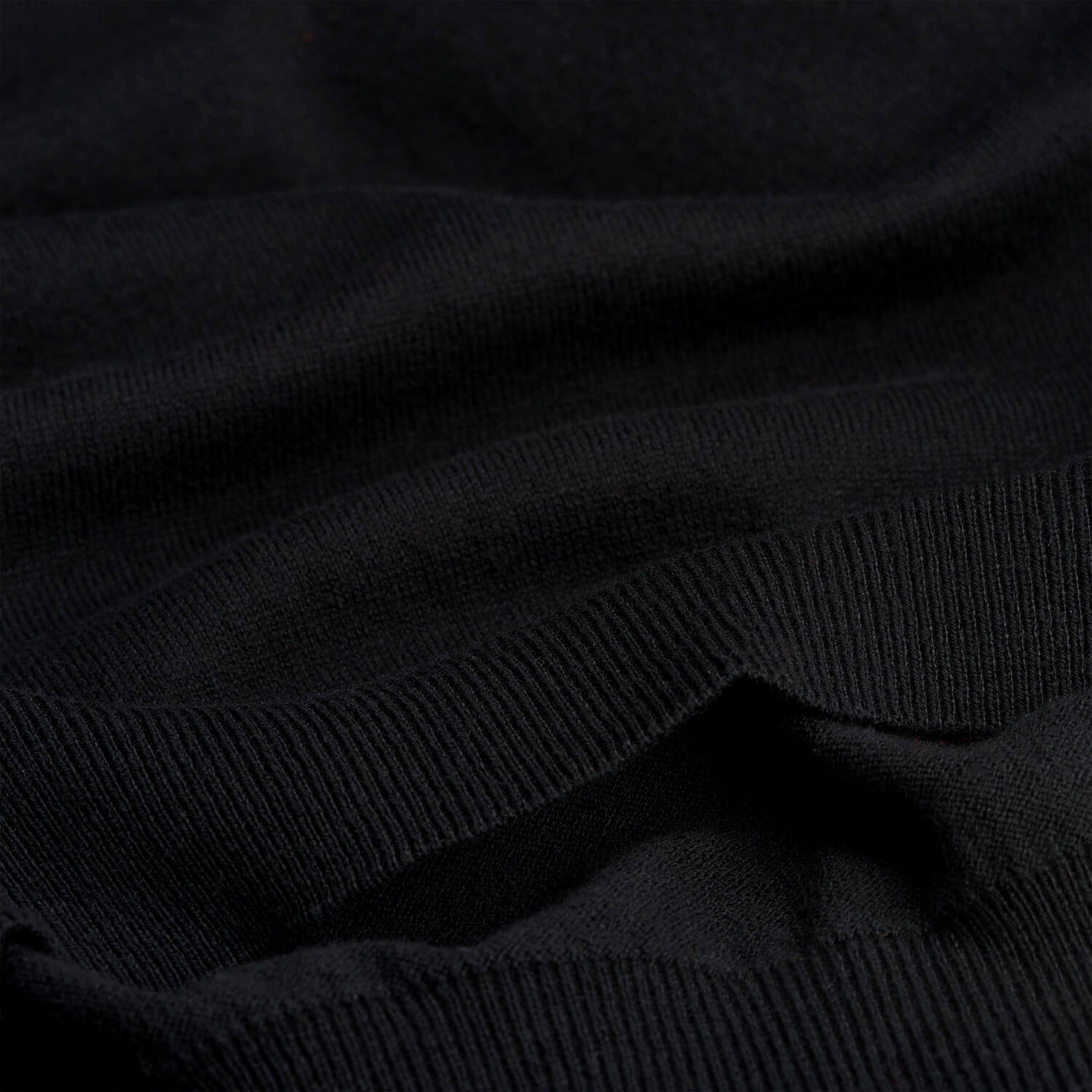 GANT Erkek Siyah Yünlü Regular Fit V Yaka Triko Kazak