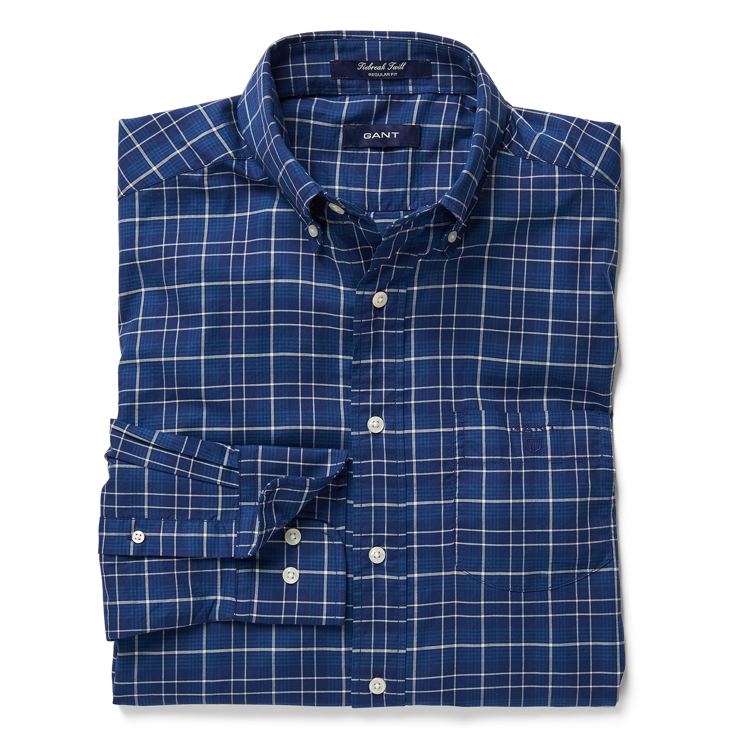 Gant Erkek Lacivert Regular Fit Gömlek