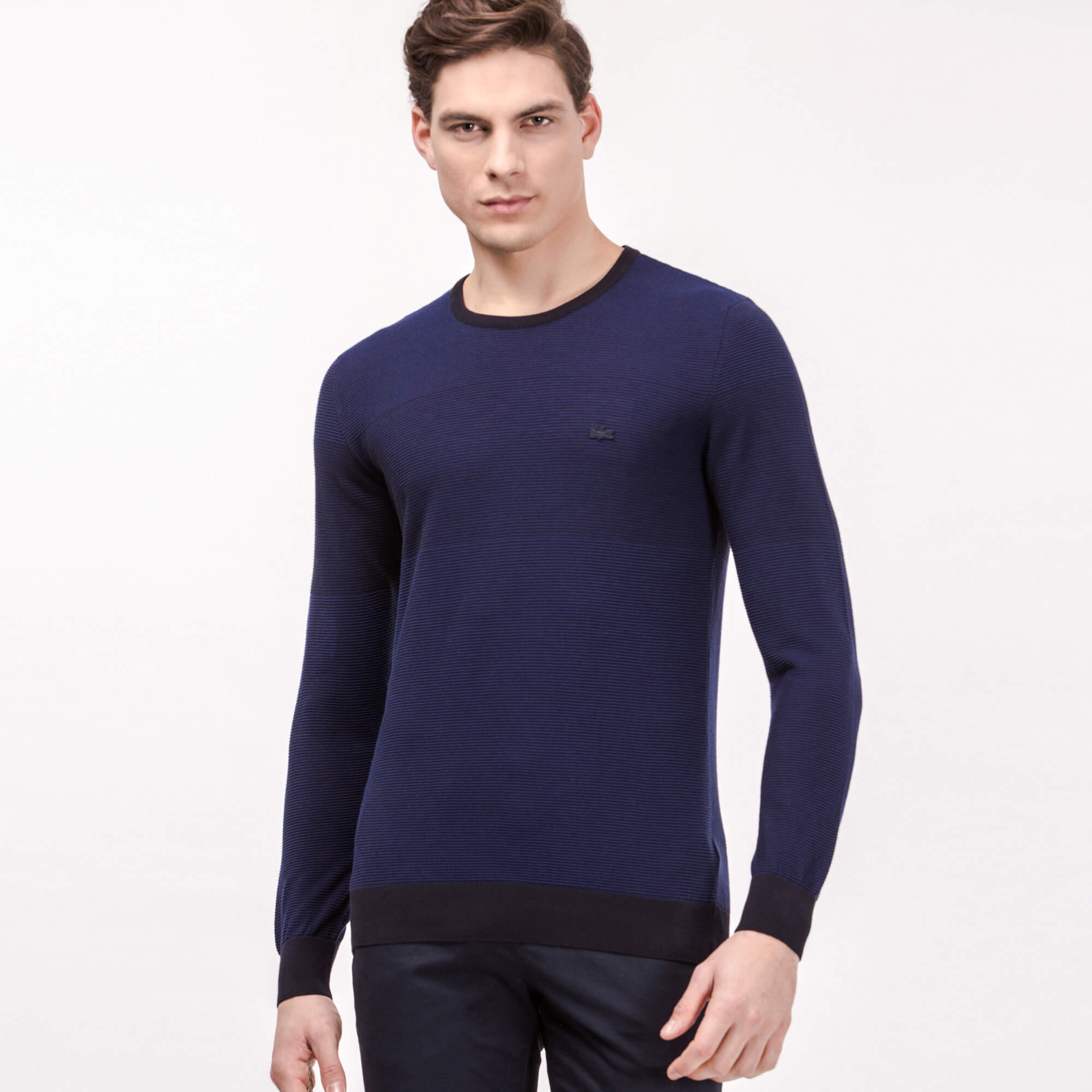 Lacoste Erkek Lacivert Triko