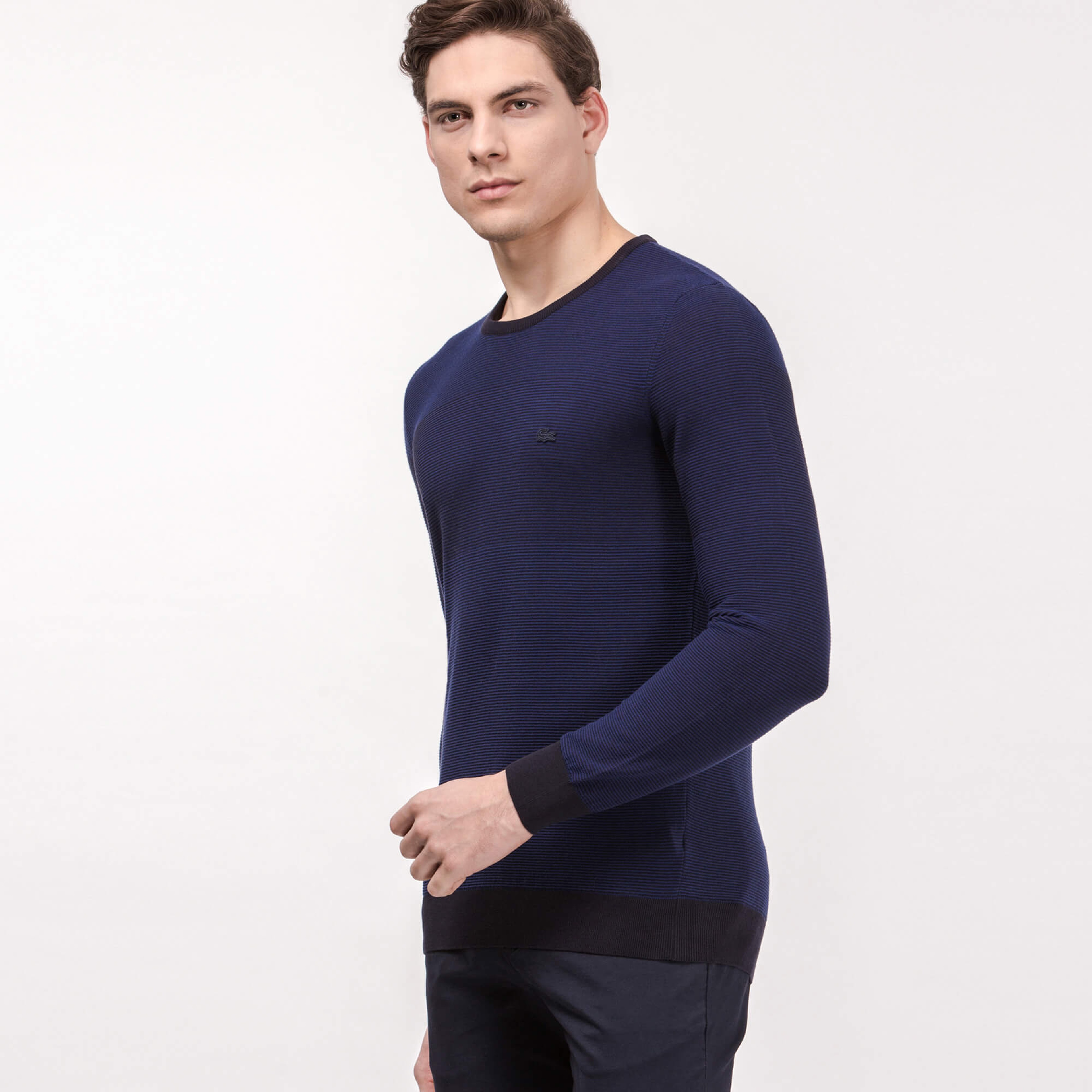 Lacoste Erkek Lacivert Triko