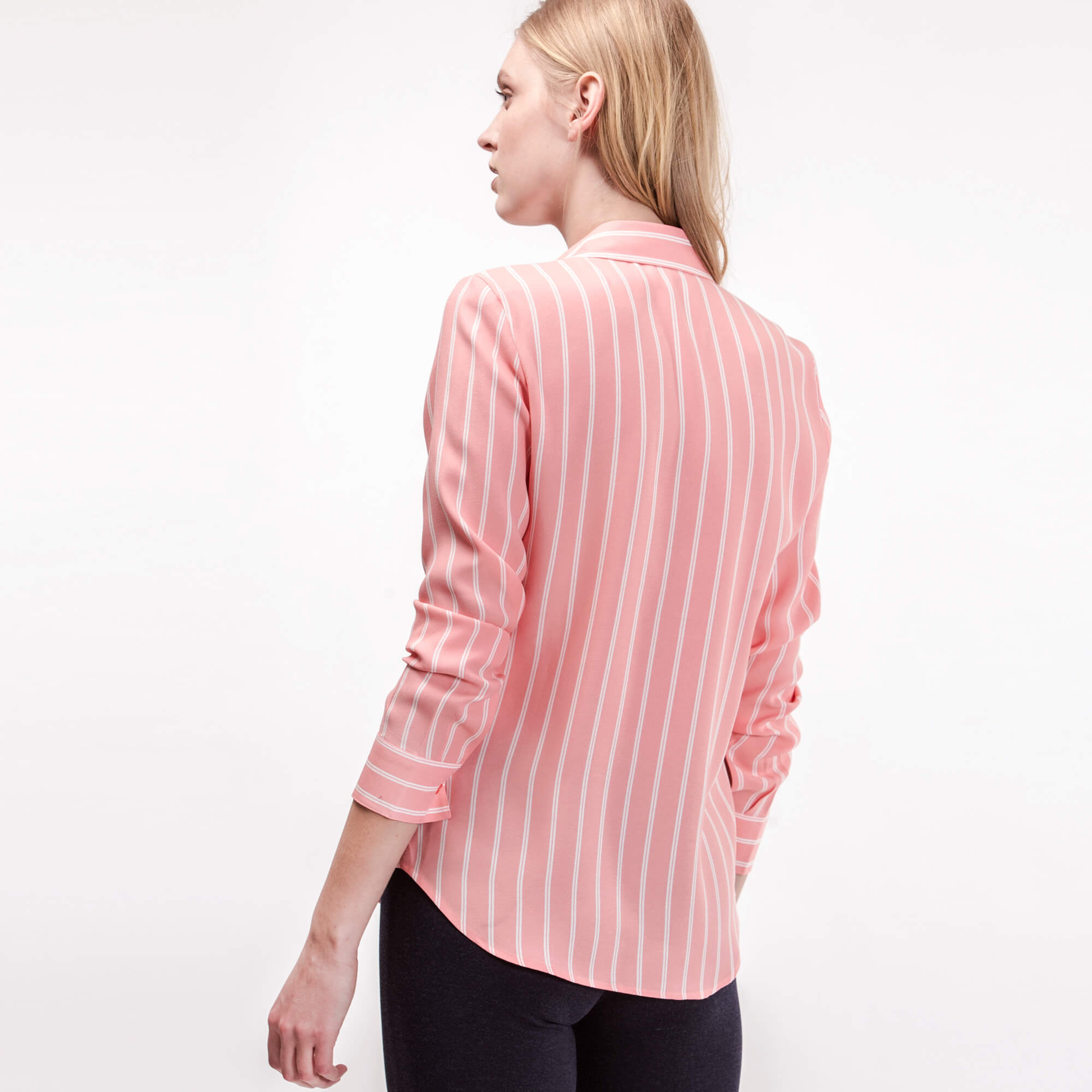 Lacoste Kadın Pembe Uzun Kollu Gömlek