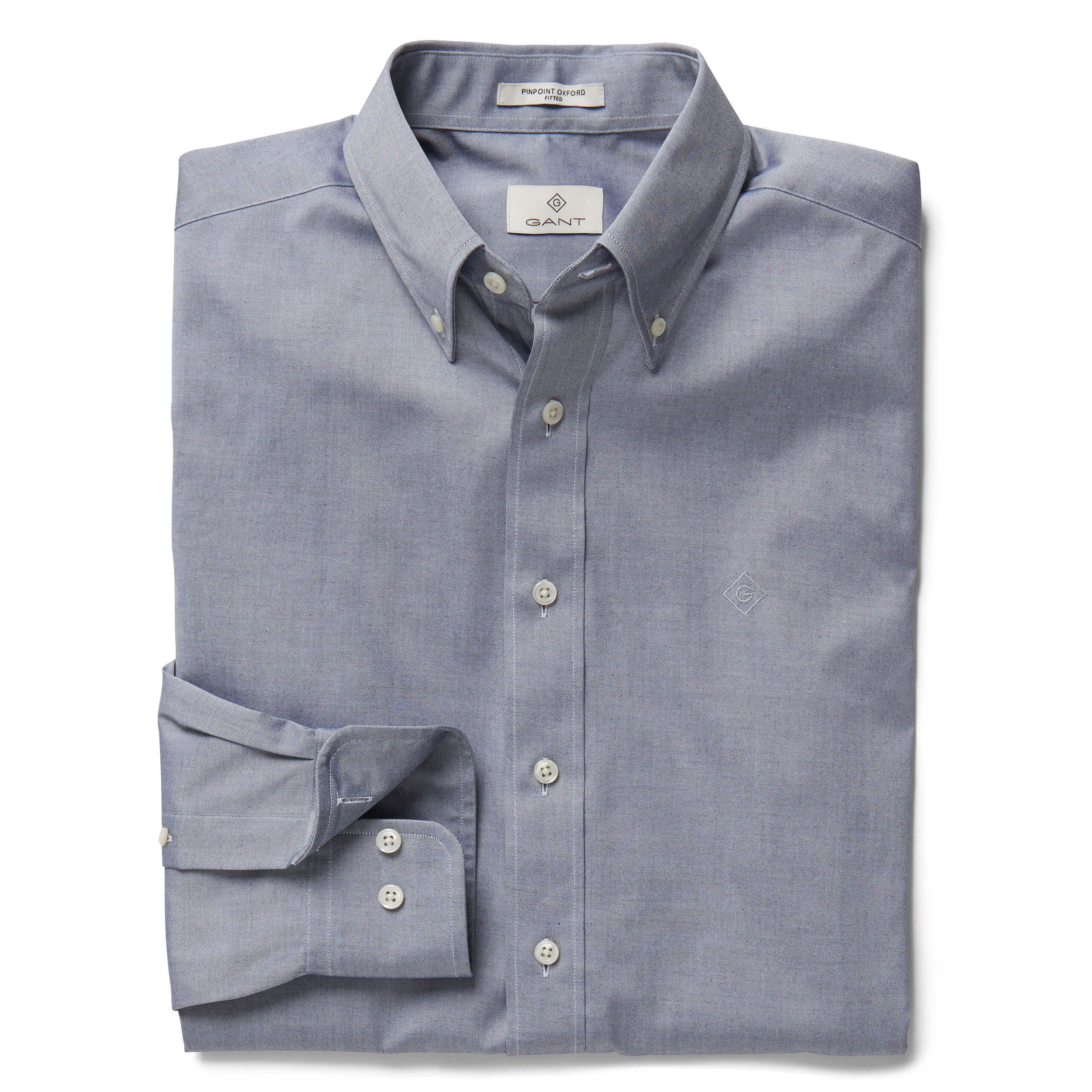 Gant Erkek Mavi Uzun Kollu Regular Fit Gömlek