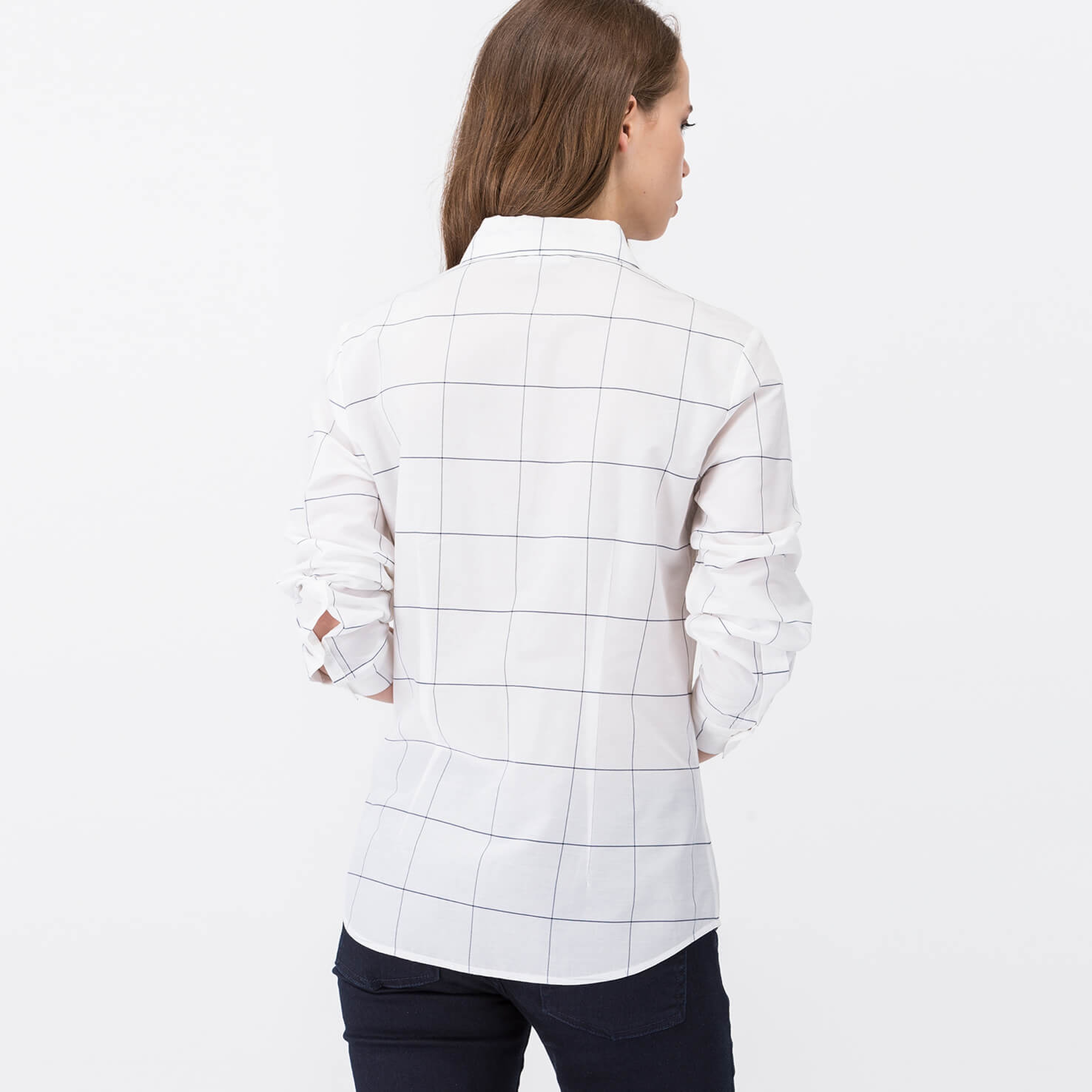 Lacoste Kadın Beyaz Gömlek