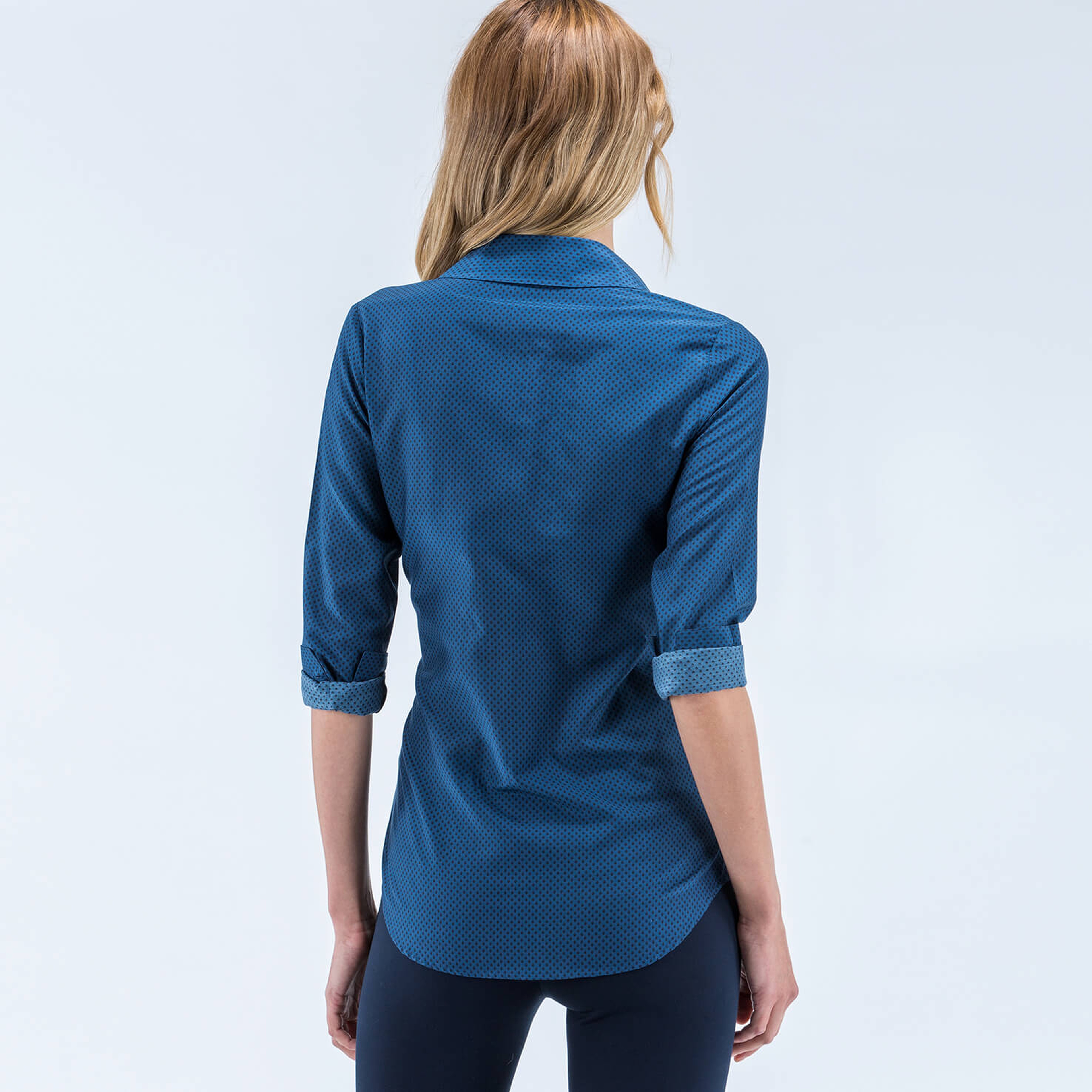 Lacoste Lacivert Kadın Gömlek