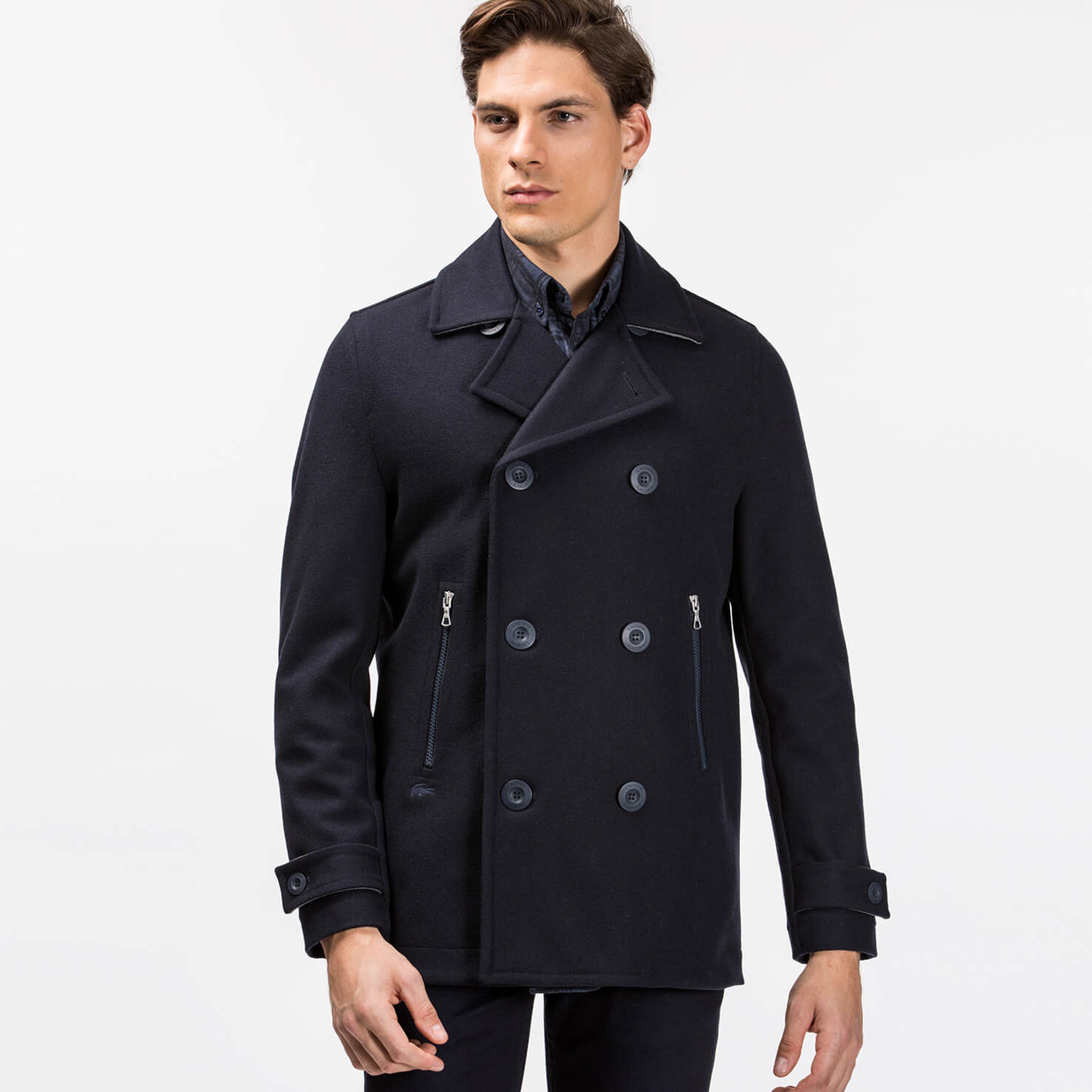 Lacoste Erkek Lacivert Mont