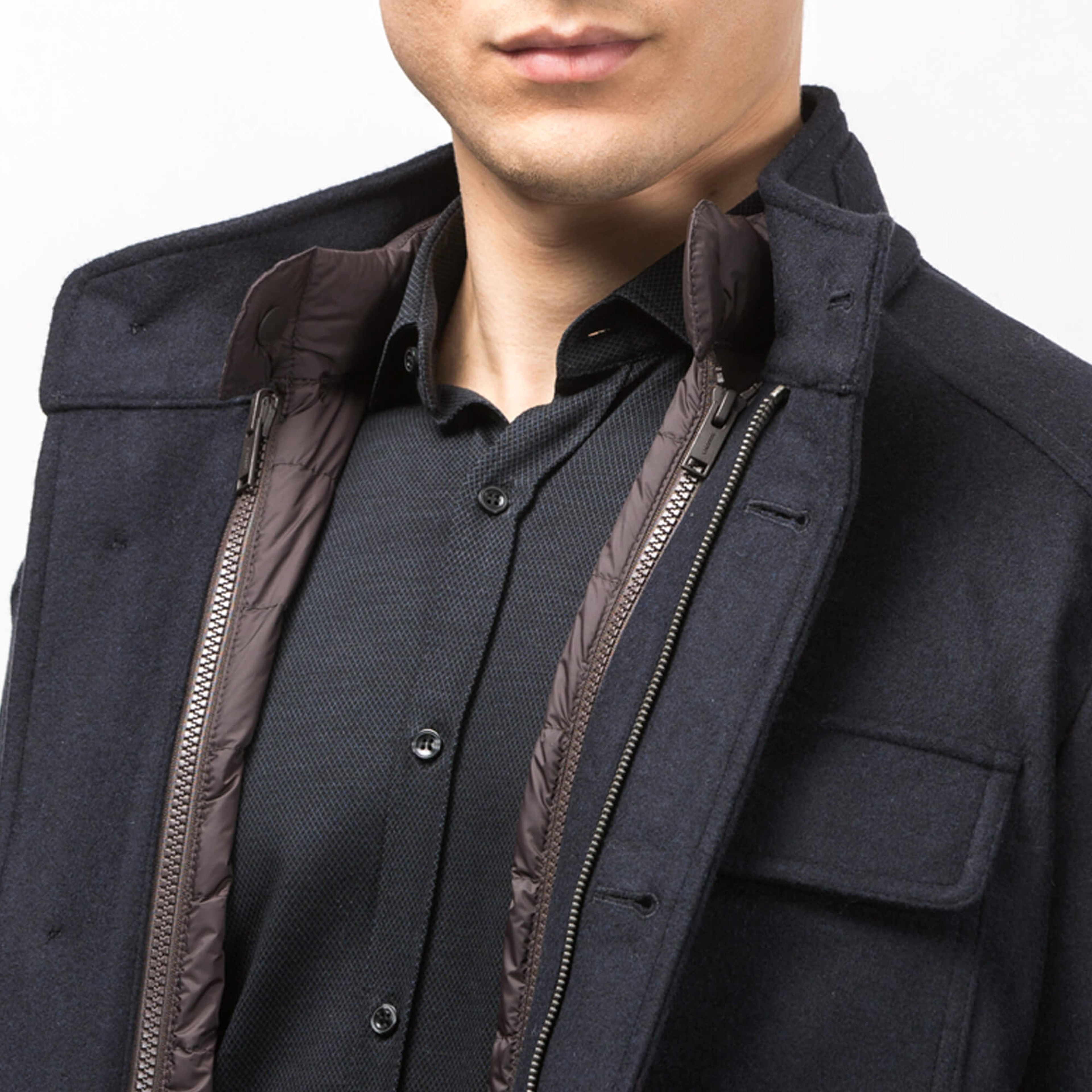 Lacoste Erkek Lacivert Mont