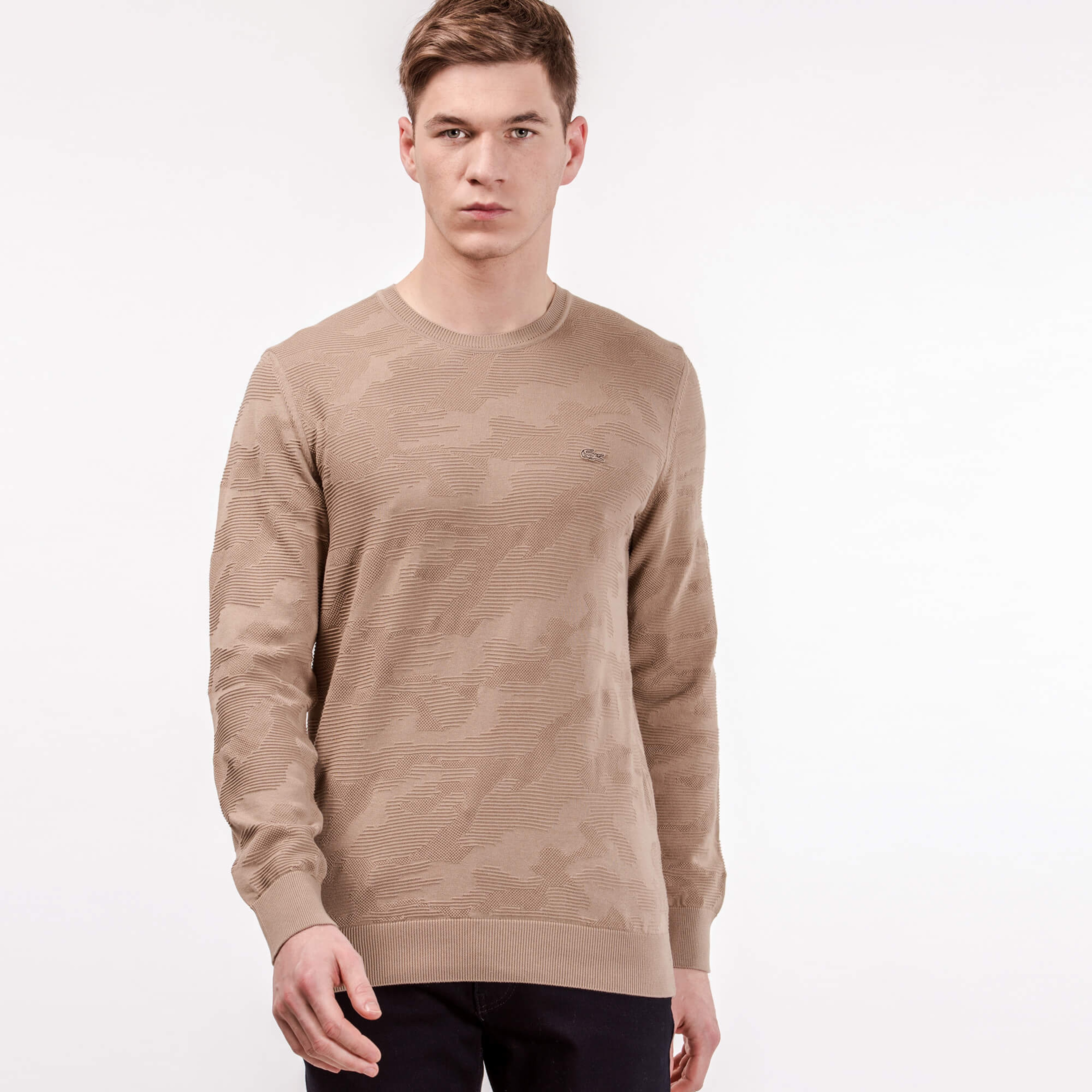 Lacoste Erkek Kahverengi Triko