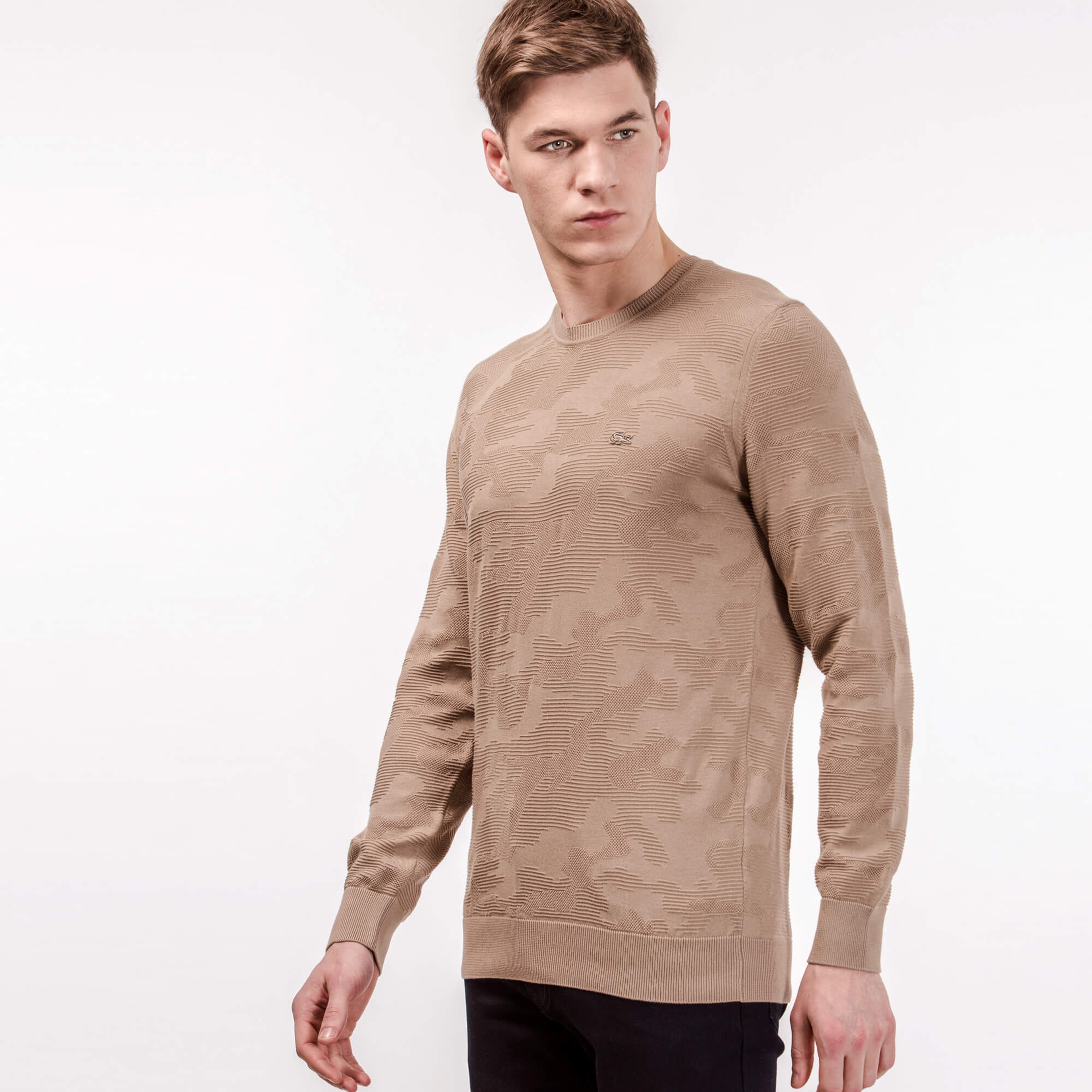 Lacoste Erkek Kahverengi Triko