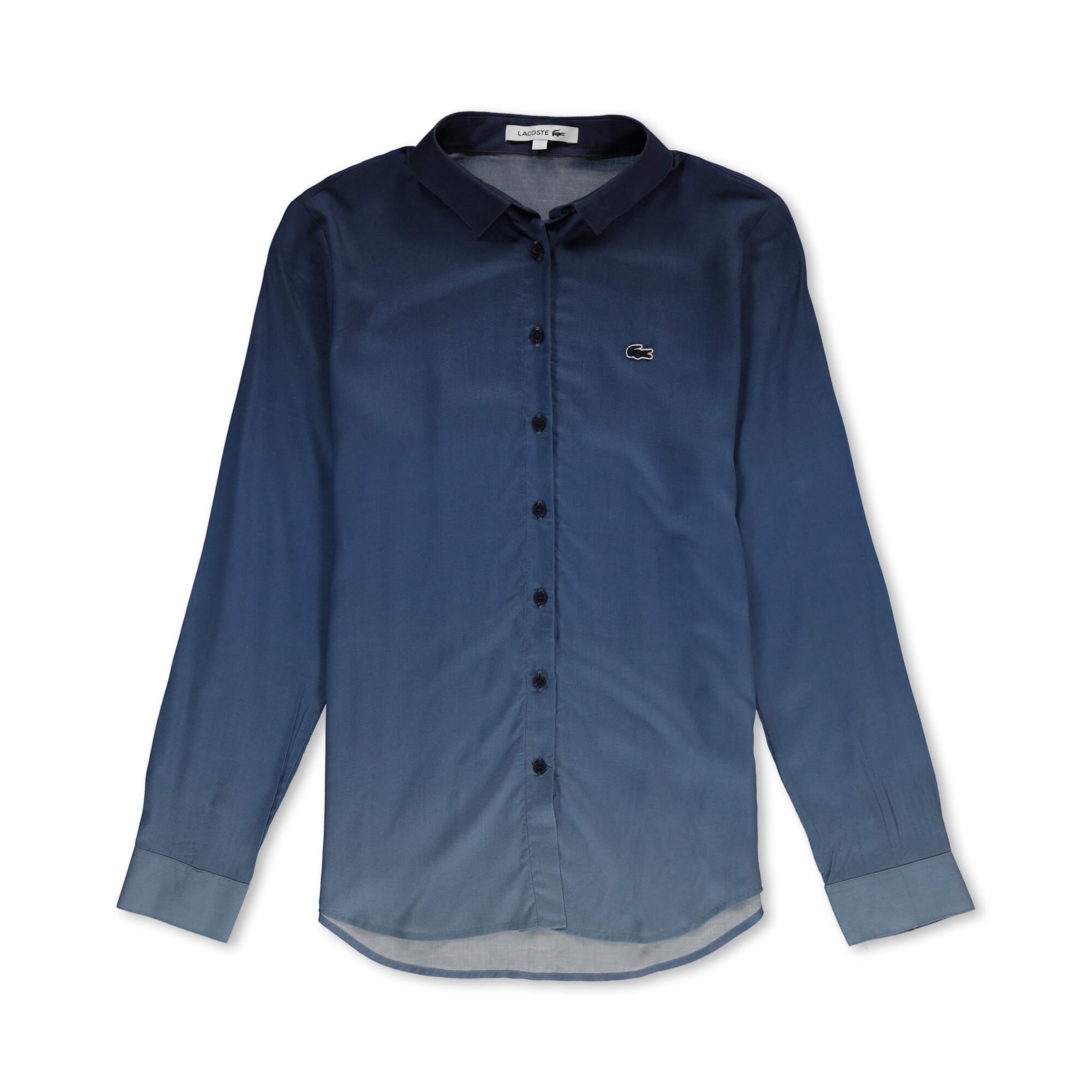 Lacoste Kadın Lacivert Uzun Kollu Gömlek
