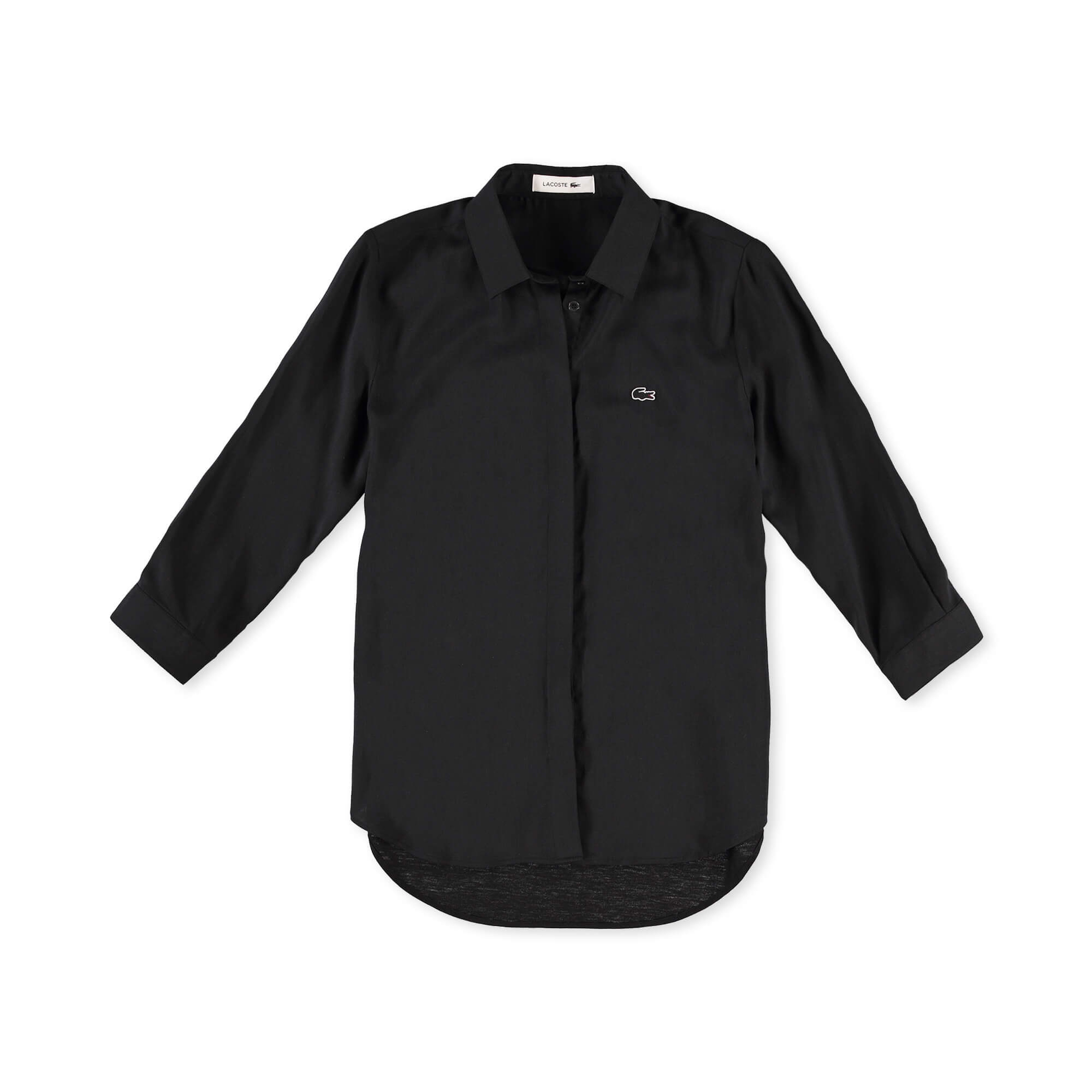 Lacoste Kadın Siyah Gömlek