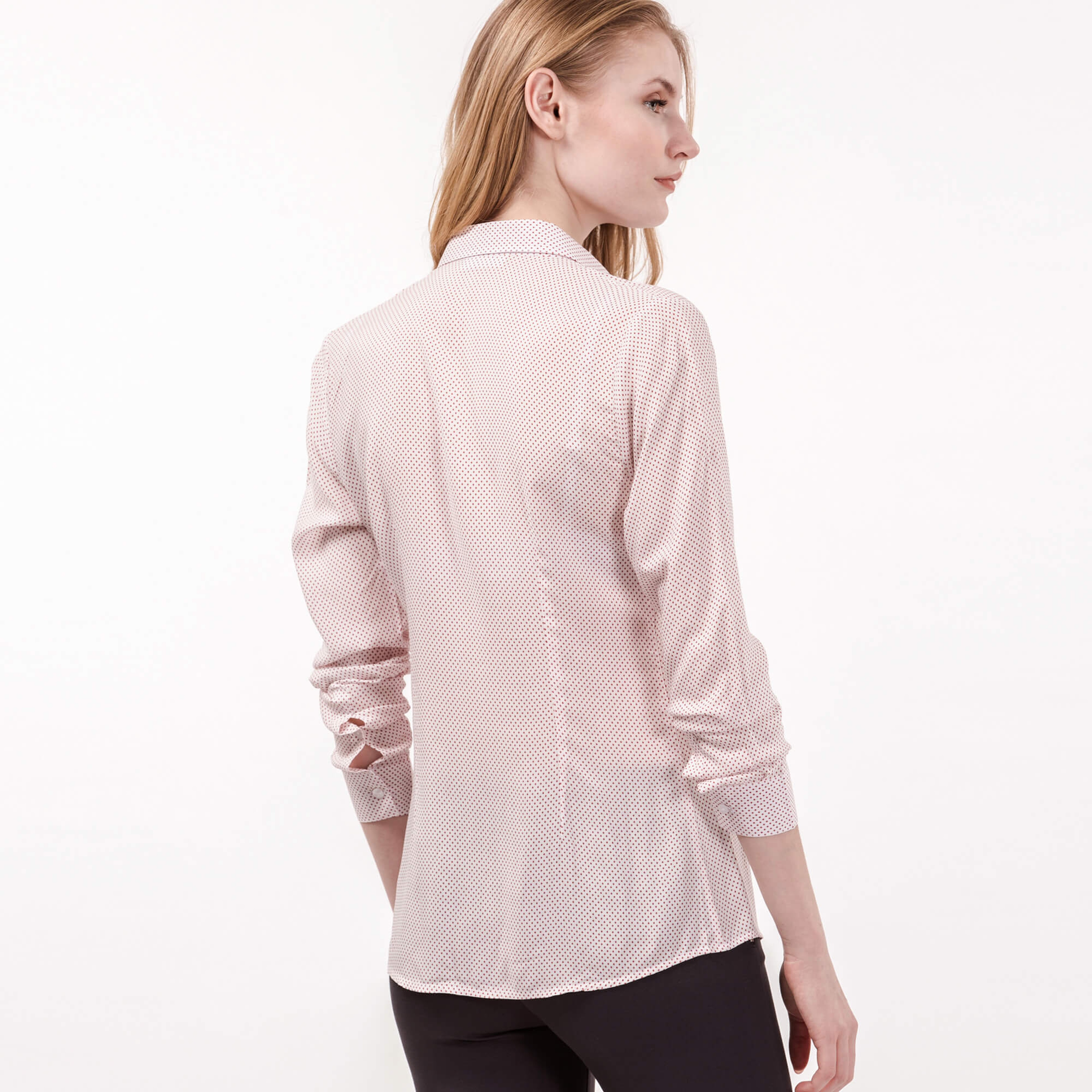 Lacoste Kadın Pembe Uzun Kollu Gömlek