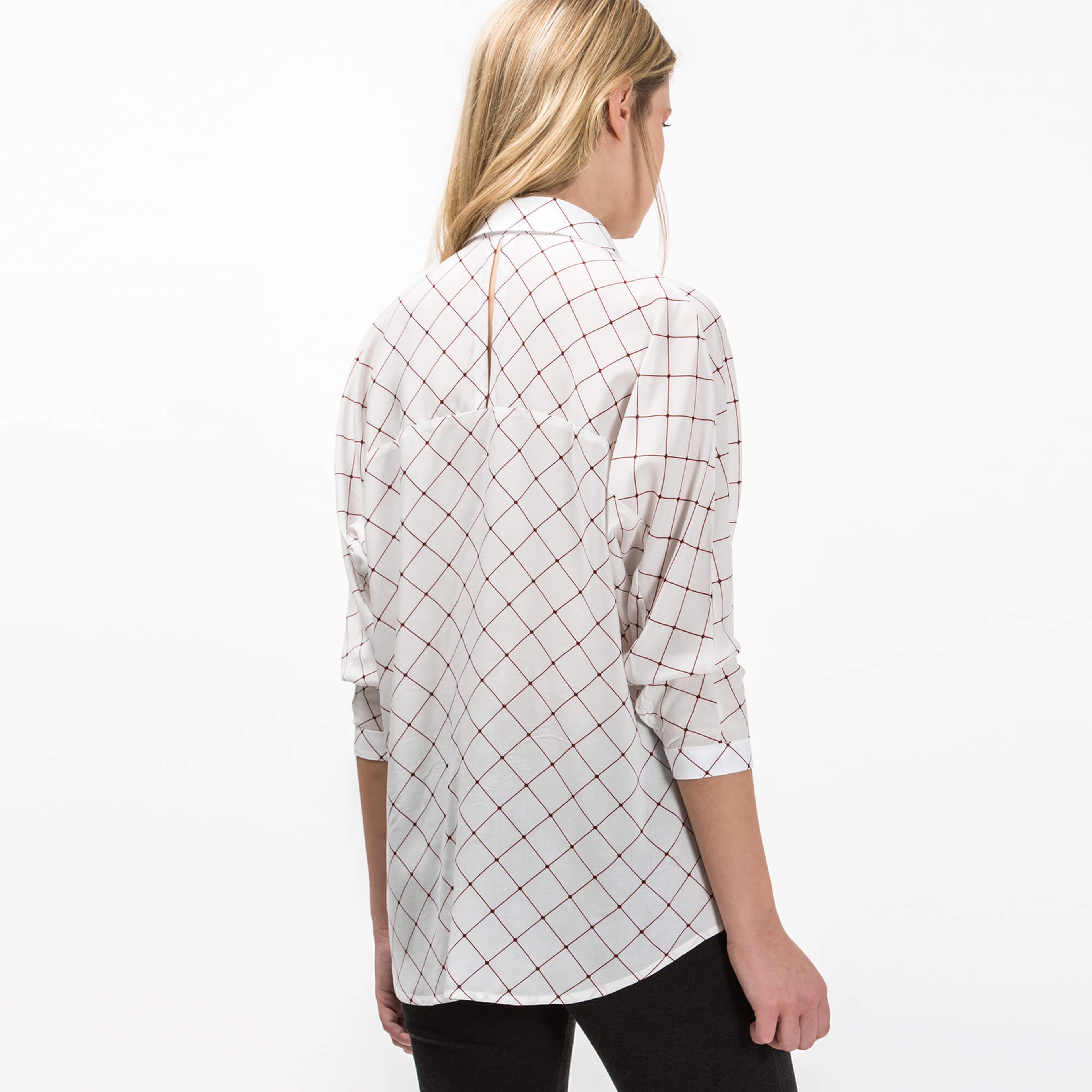 Lacoste Kadın Beyaz Uzun Kollu Gömlek