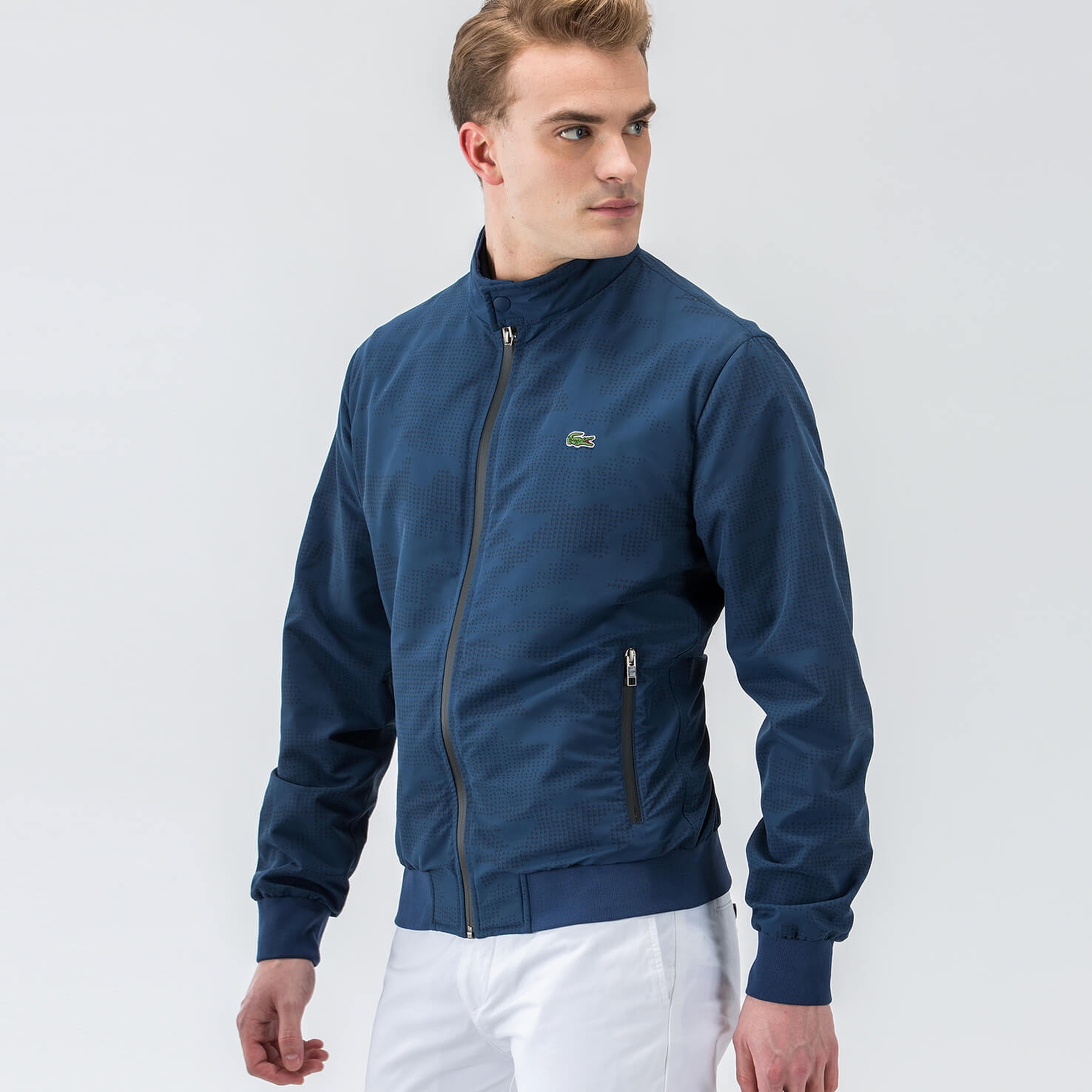 Lacoste Erkek Lacivert Mont