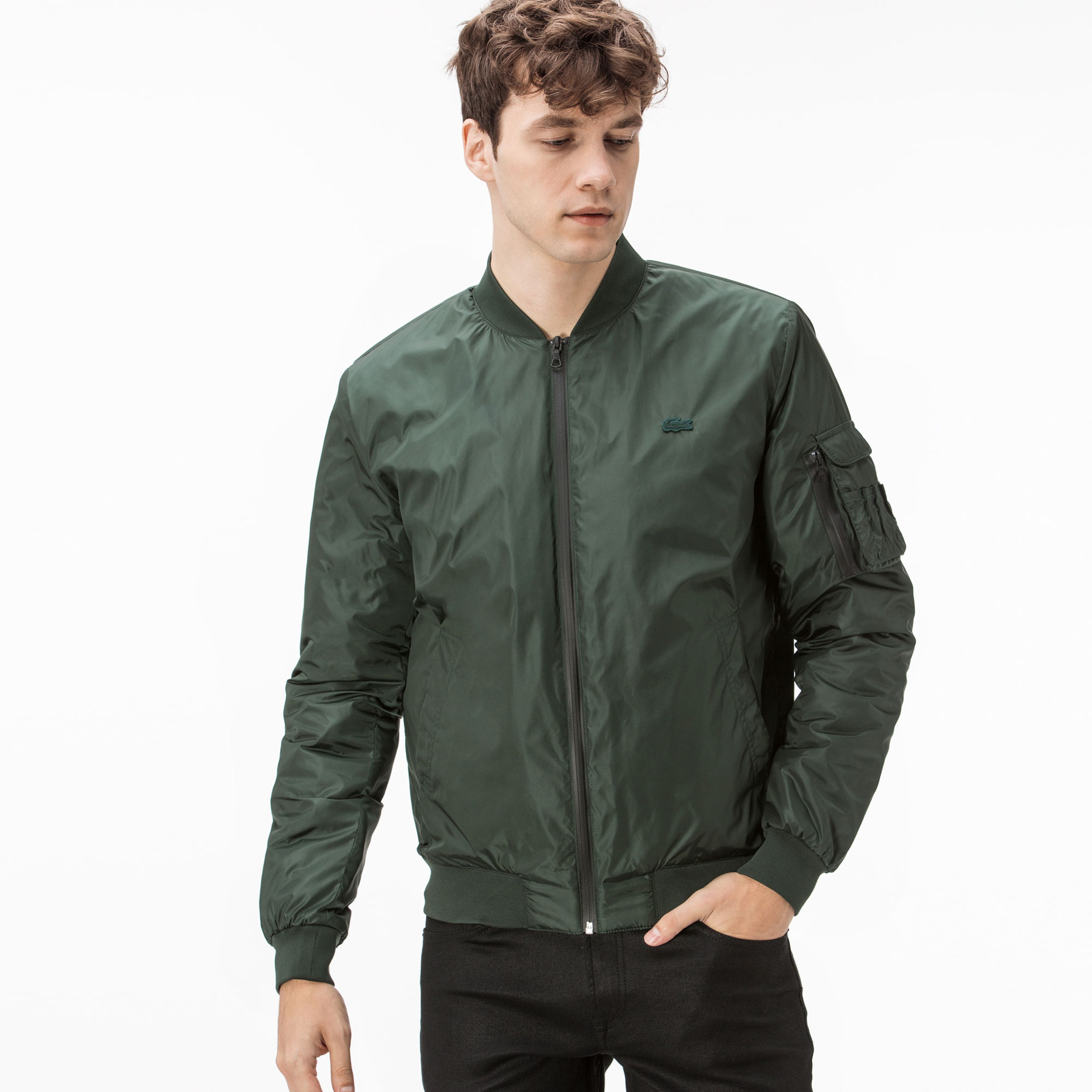 Lacoste Erkek Yeşil Mont