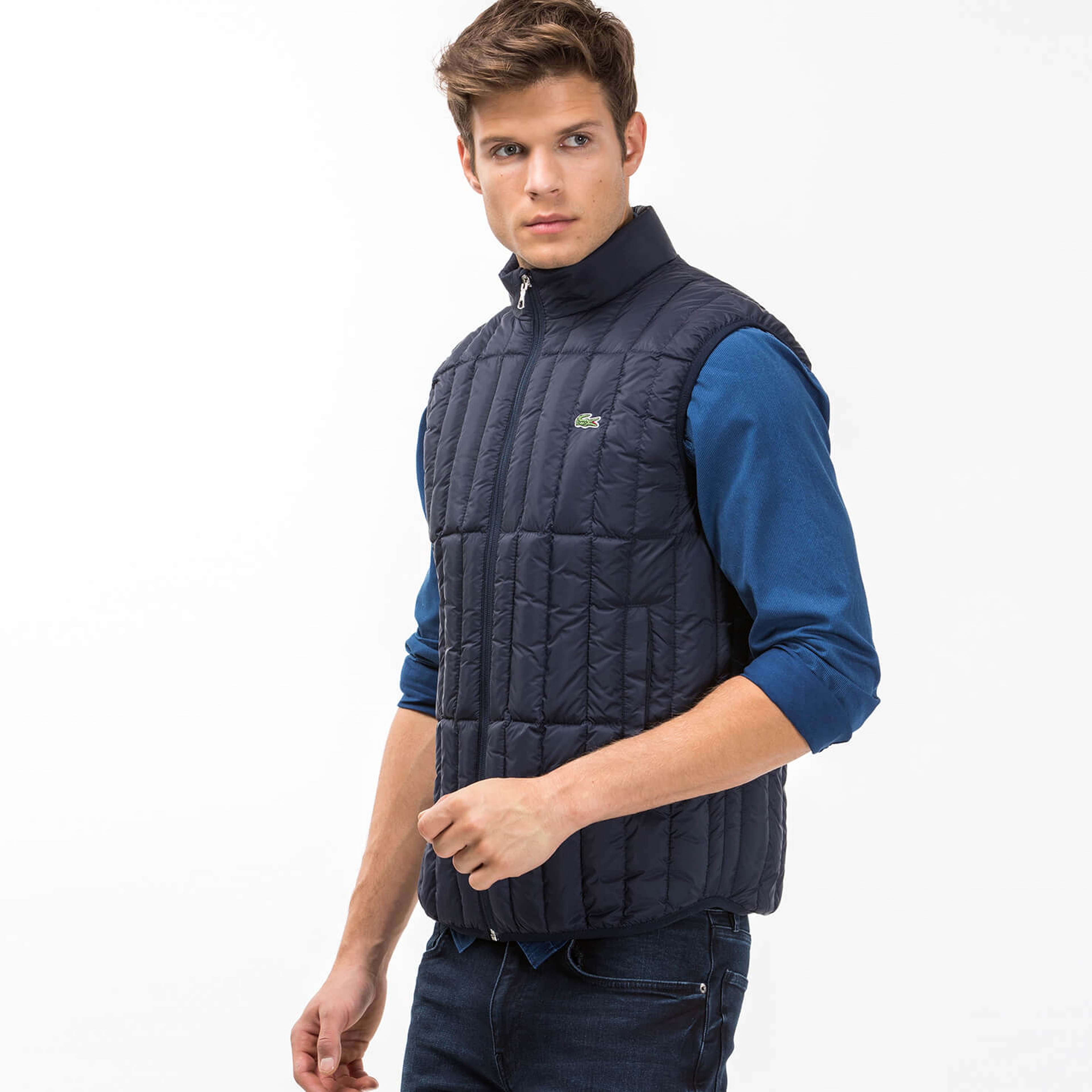 Lacoste Erkek Lacivert Yelek