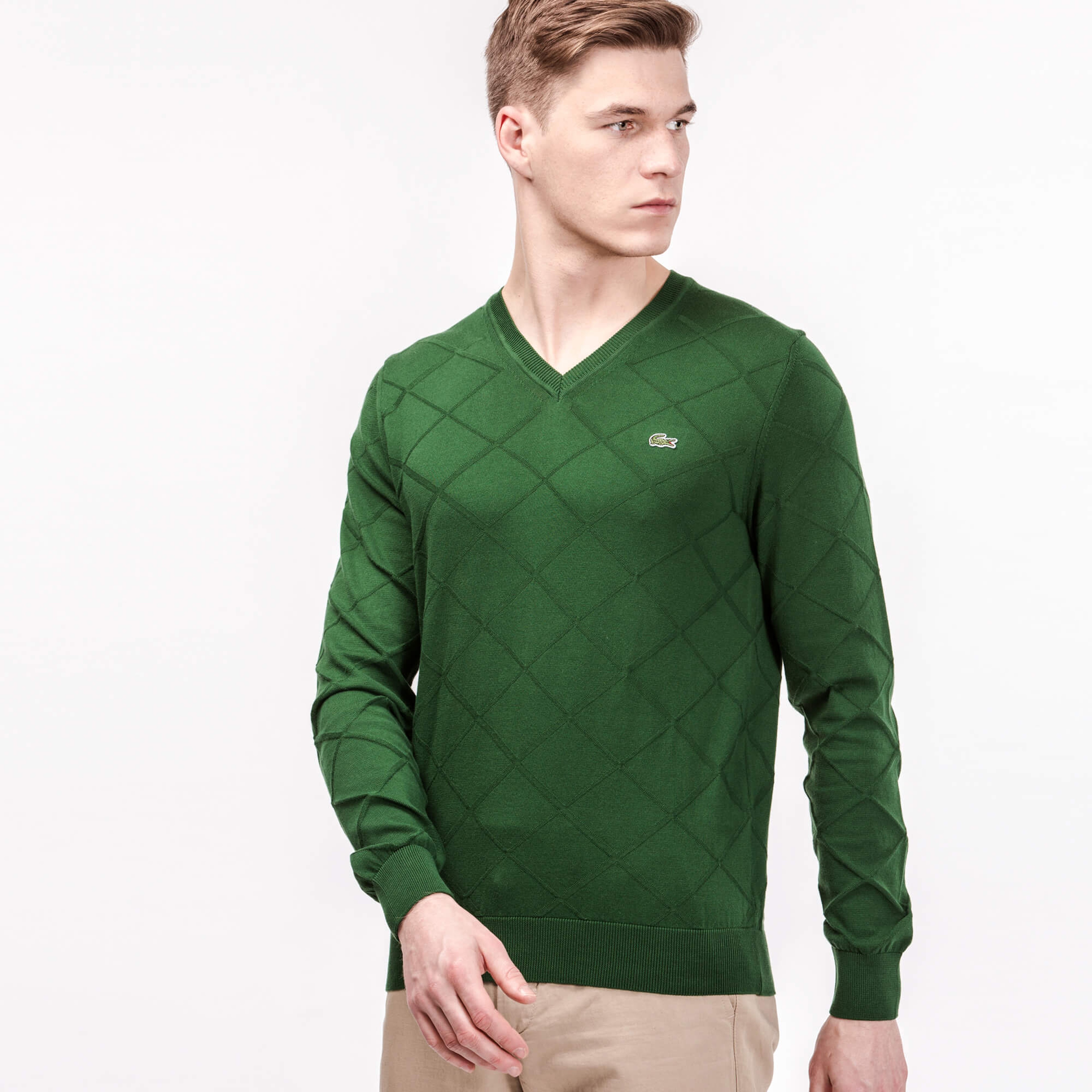 Lacoste Erkek Yeşil Triko