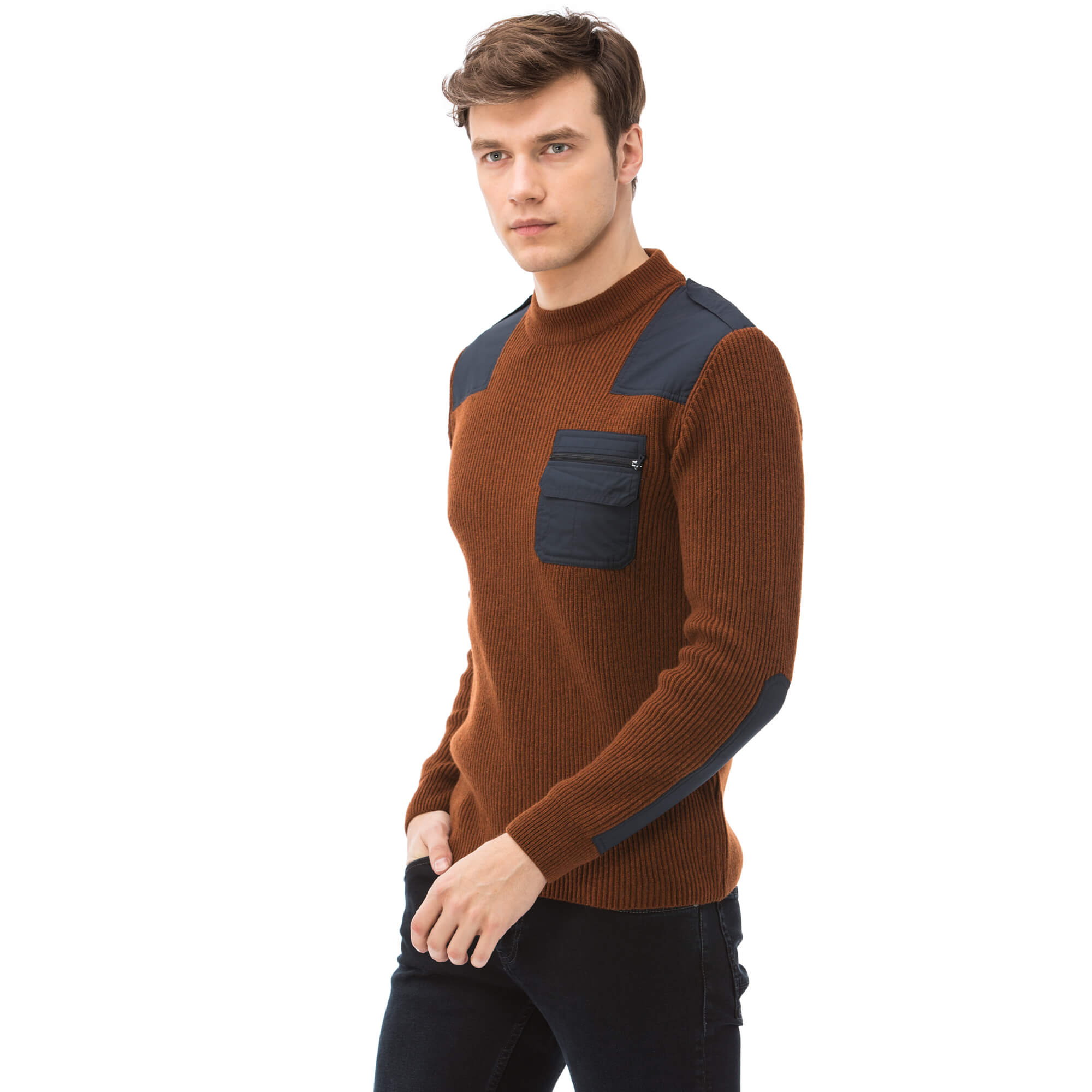 Lacoste Erkek Kahverengi Triko