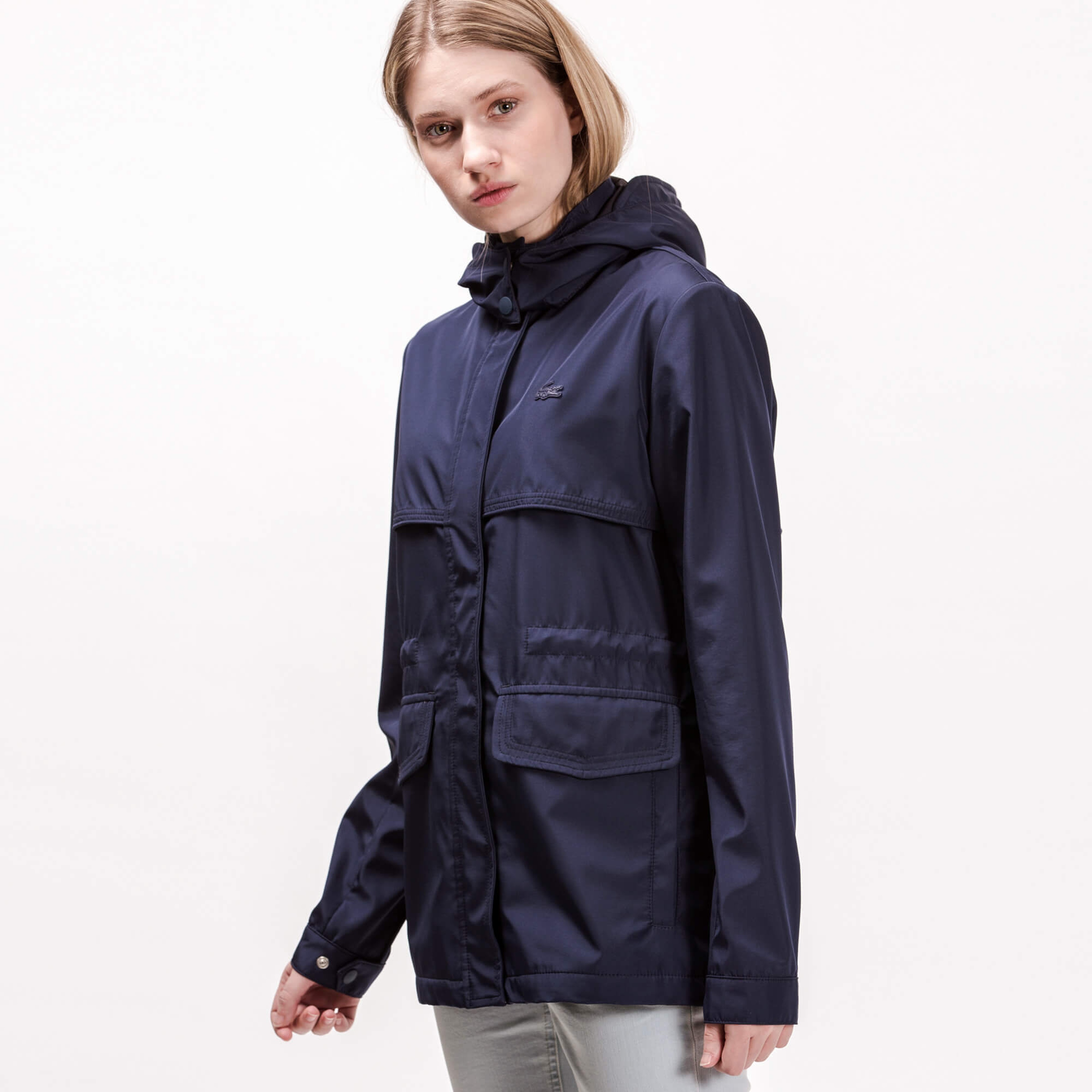 Lacoste Kadın Lacivert Mont