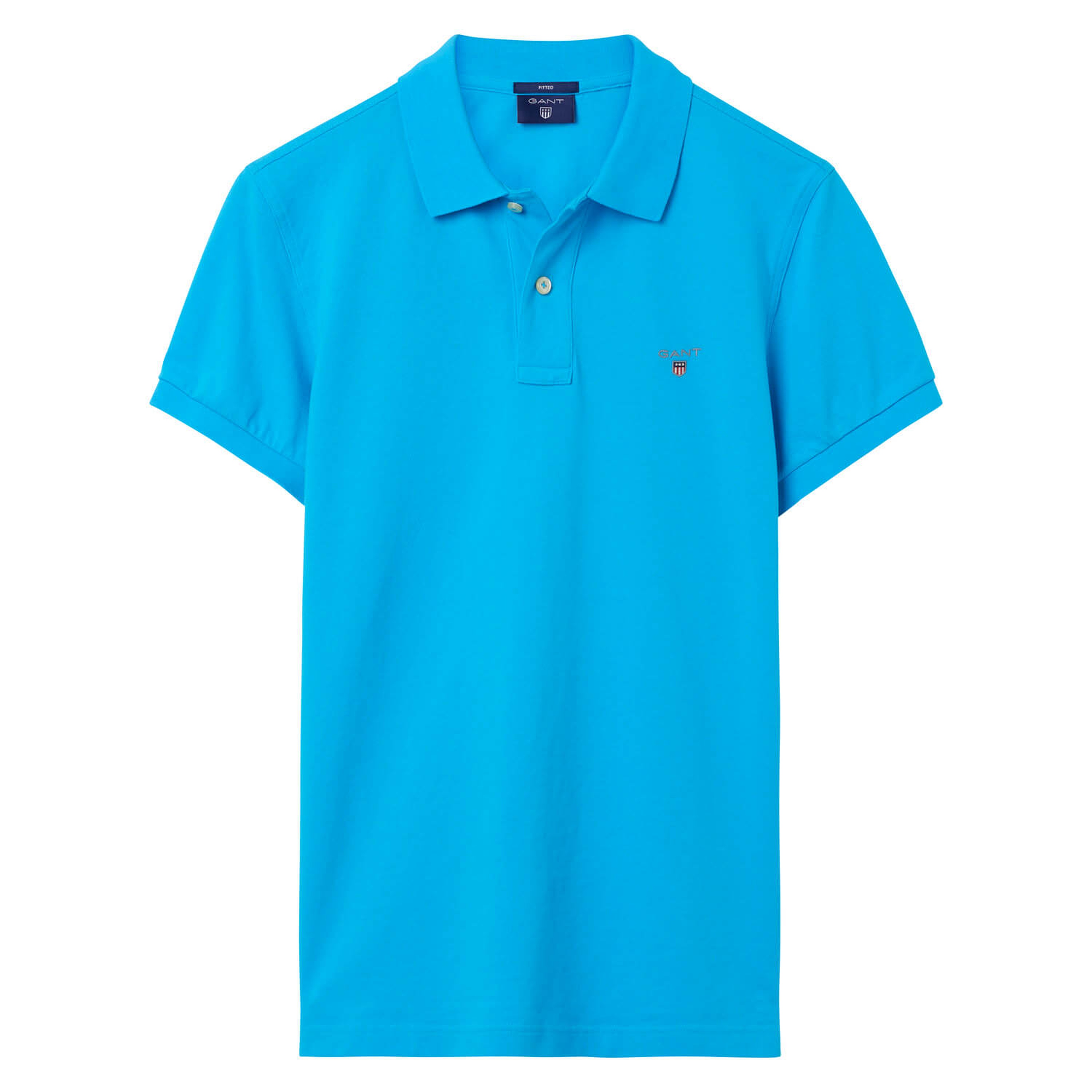 Gant Erkek Mavi Slim Fit Polo