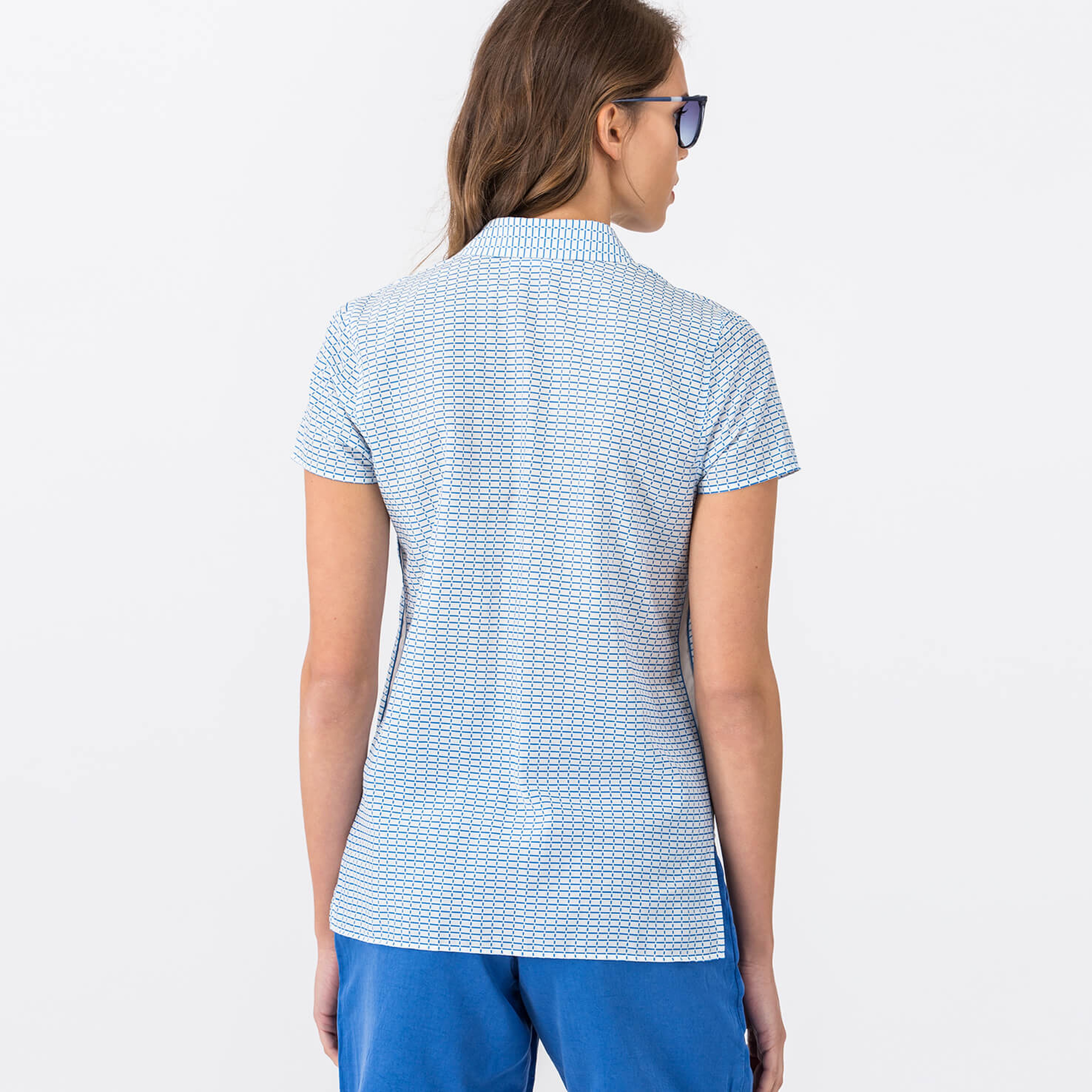 Lacoste Kadın Mavi Gömlek