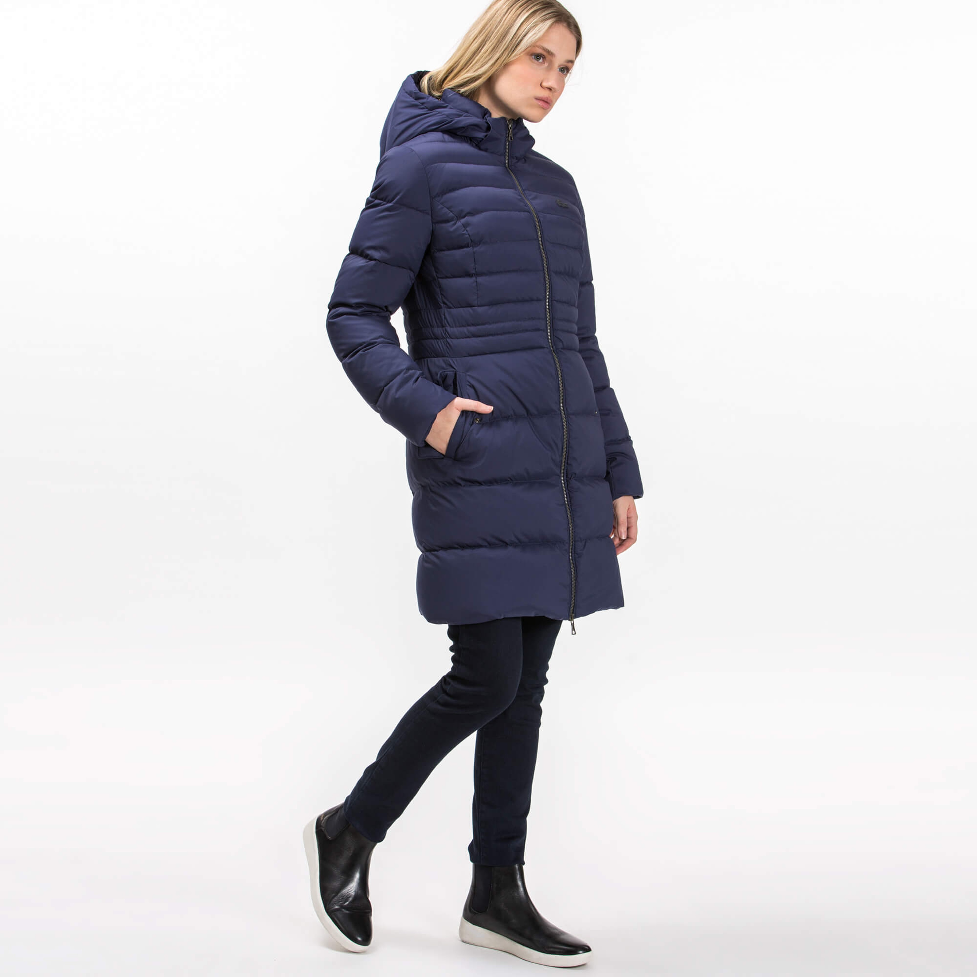 Lacoste Kadın Lacivert Mont