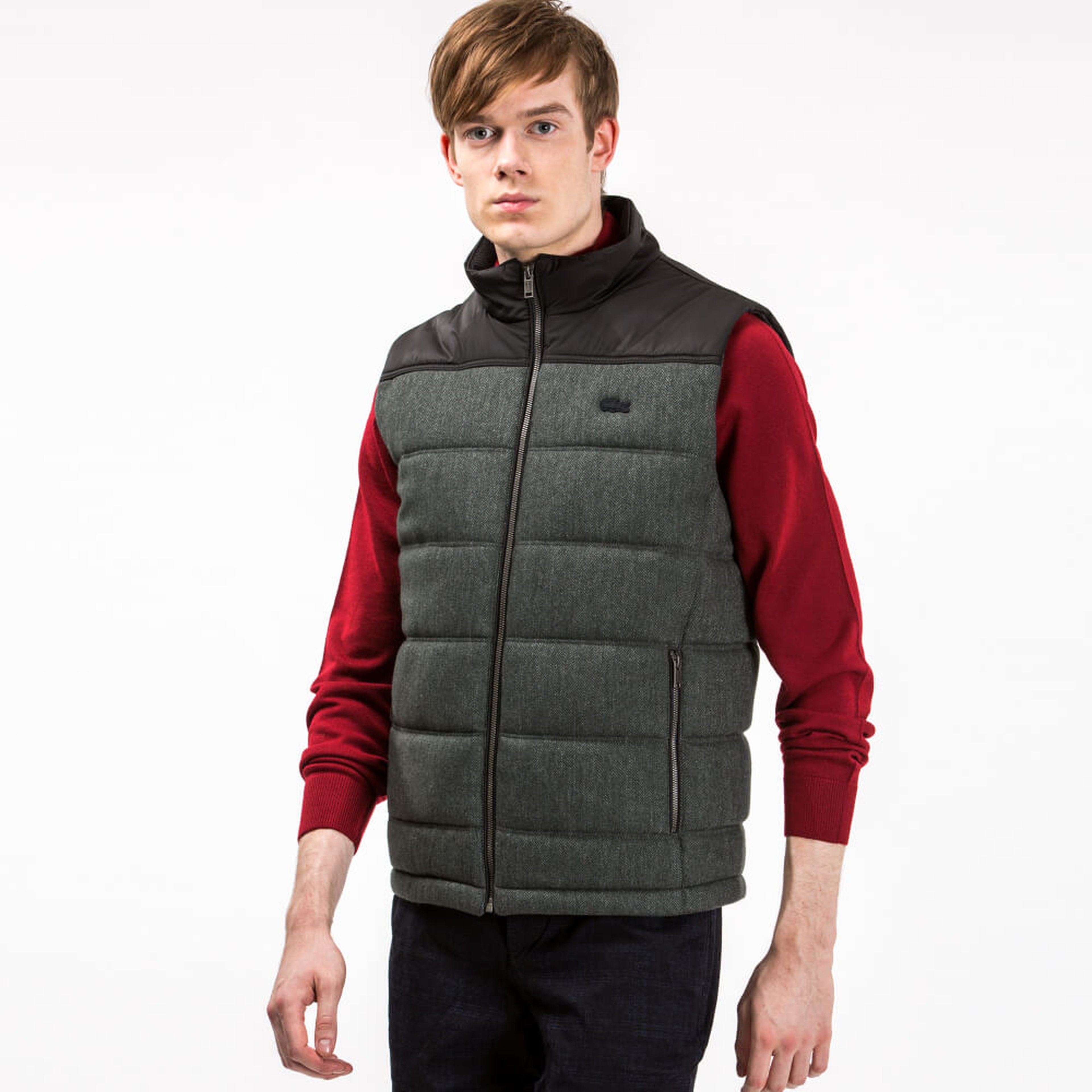 Lacoste Erkek Siyah Yelek