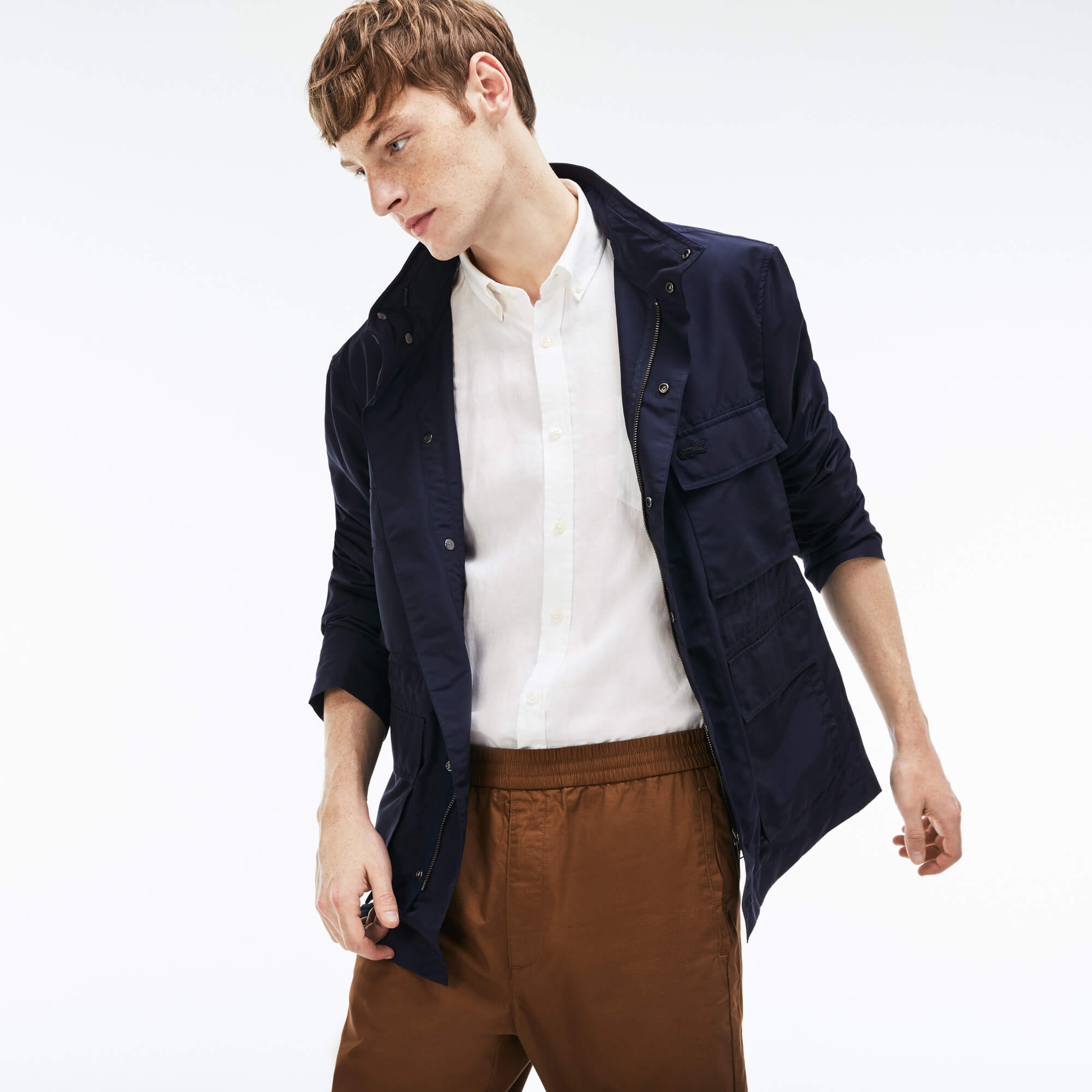 Lacoste Erkek Lacivert Mont