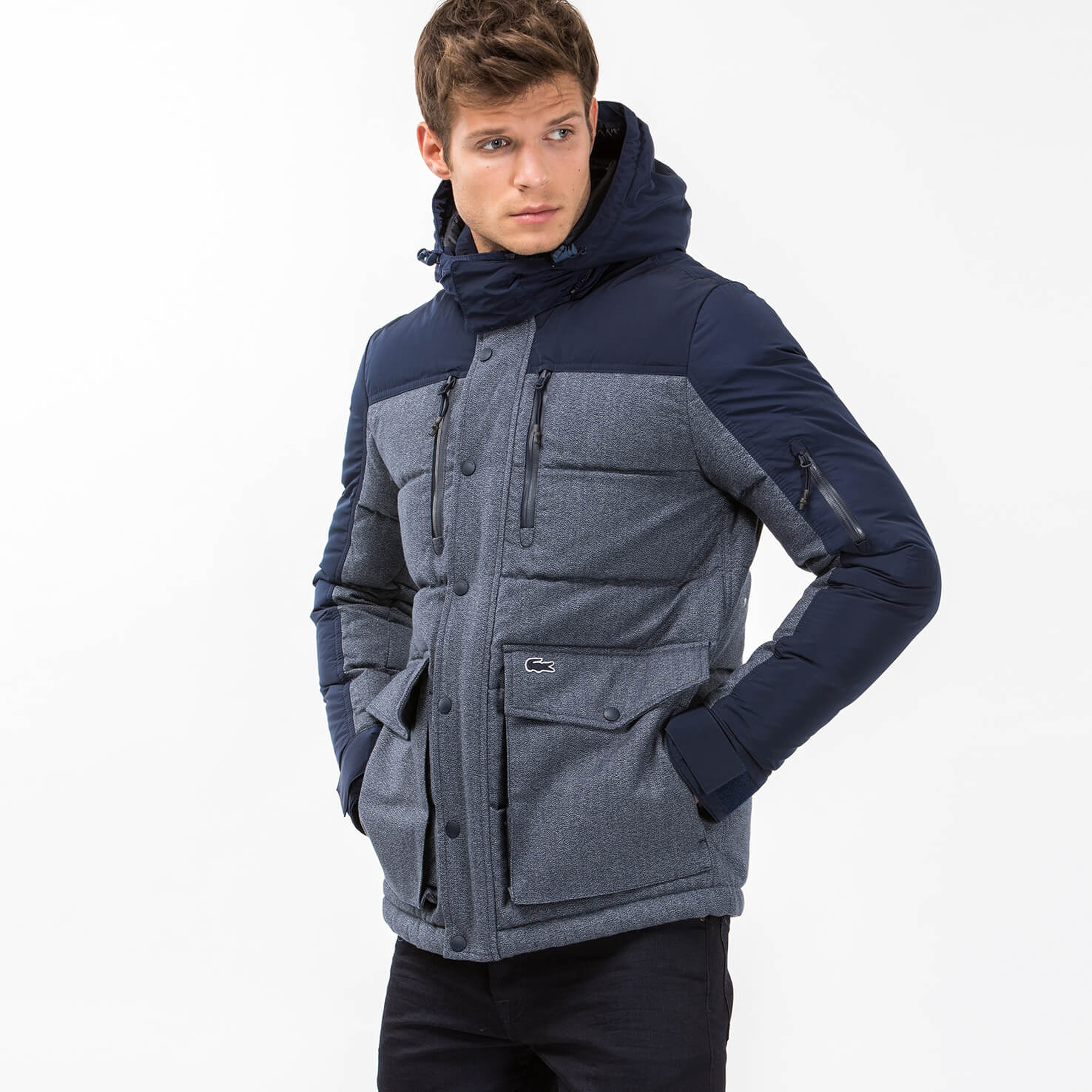 Lacoste Erkek Lacivert Mont