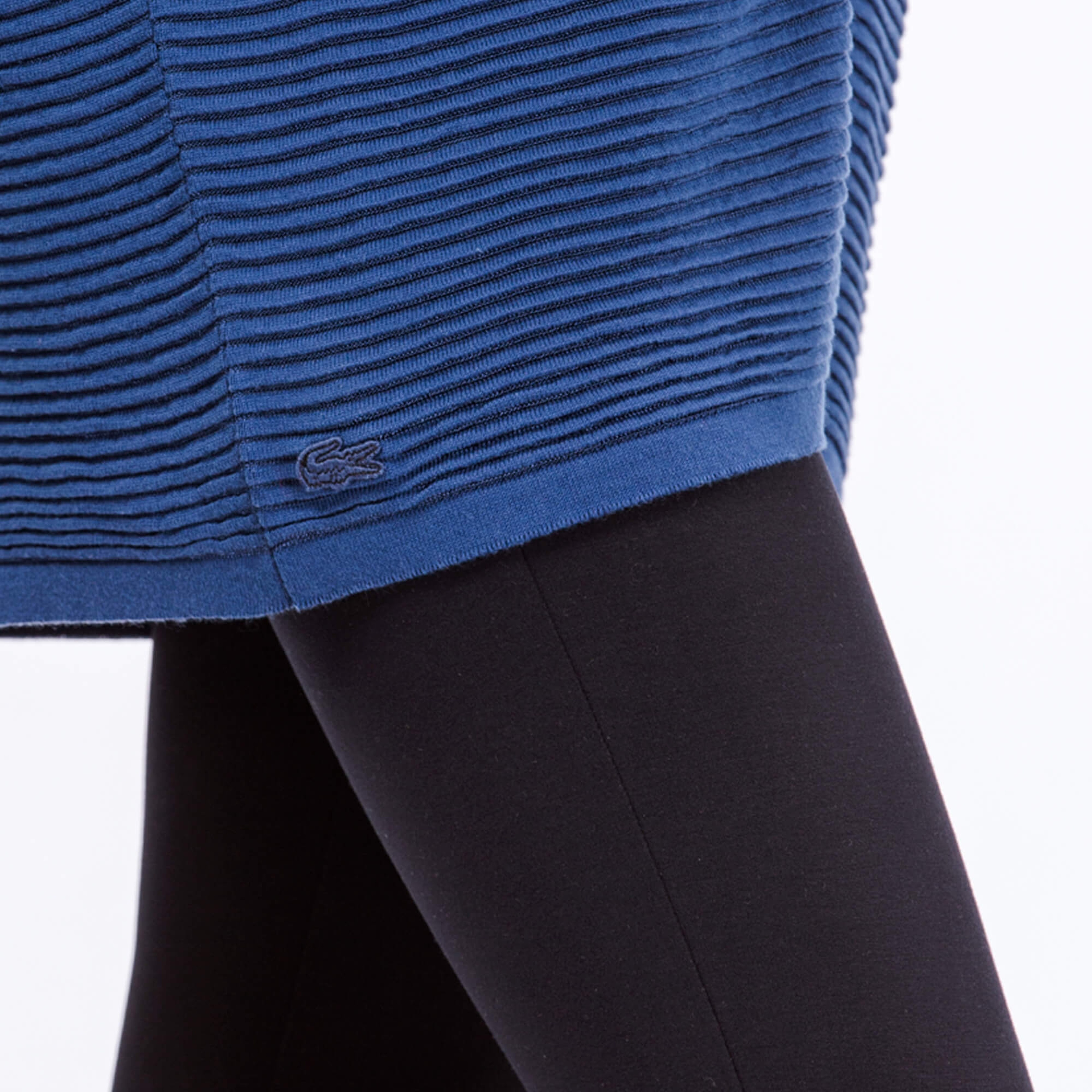 Lacoste Kadın Mavi Triko Hırka