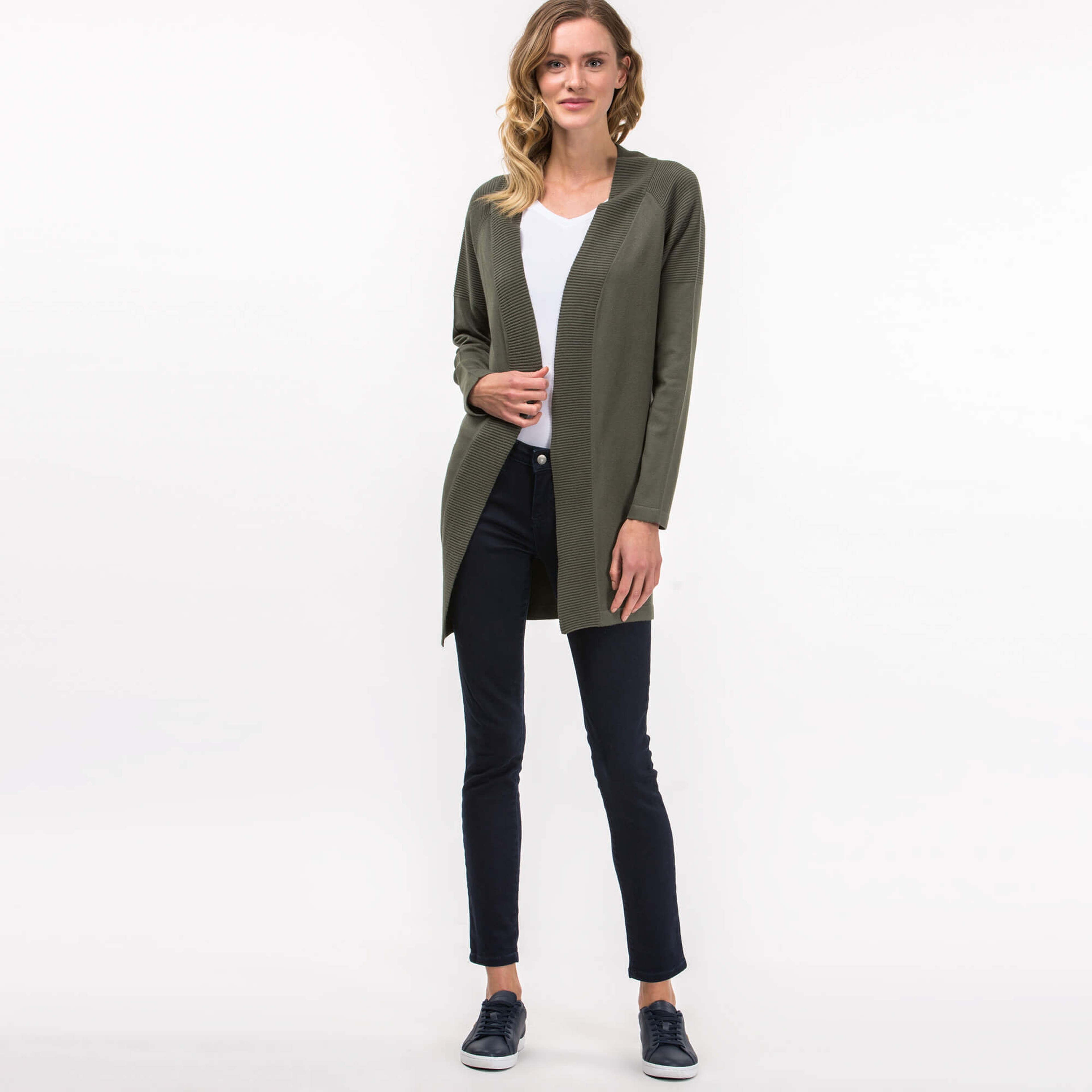 Lacoste Kadın Yeşil Triko Hırka